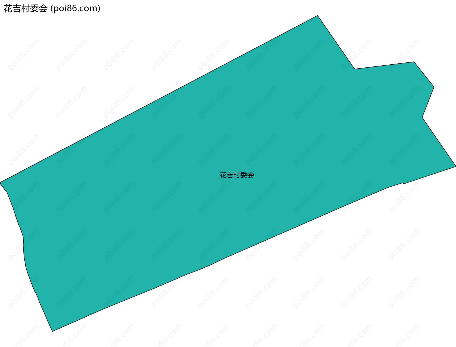 花吉村委会边界地图