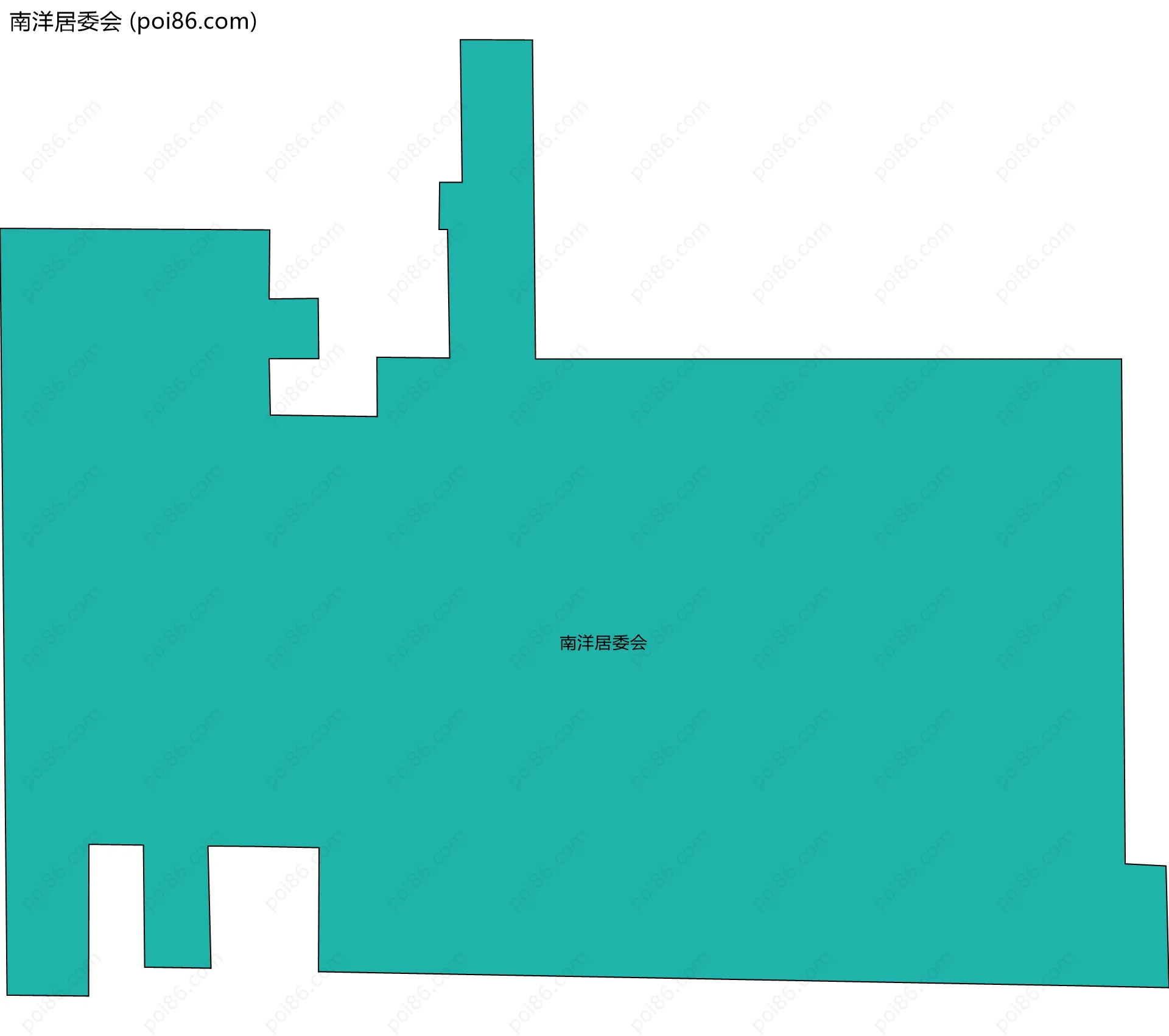 南洋居委会边界地图
