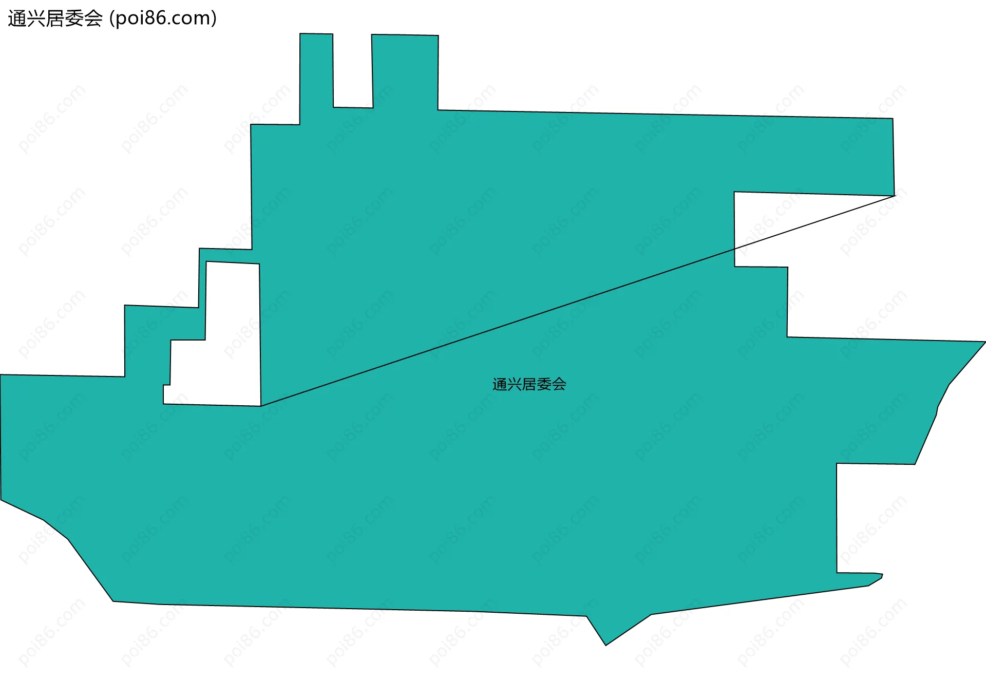 通兴居委会边界地图