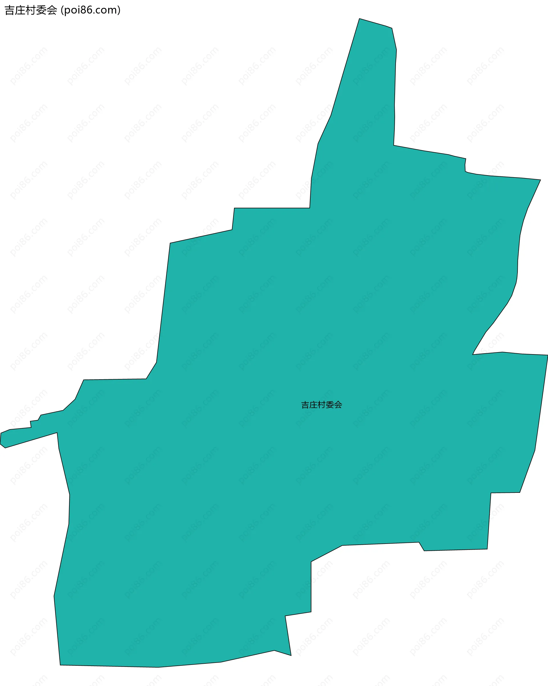 吉庄村委会边界地图