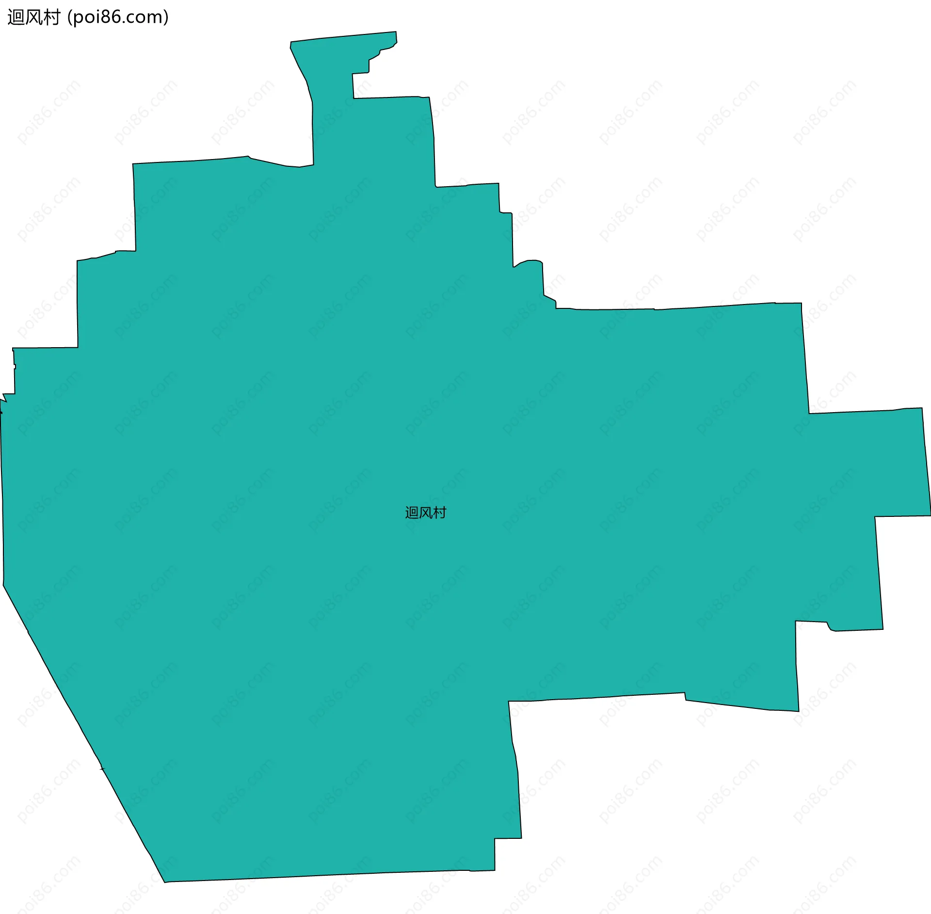 迴风村边界地图