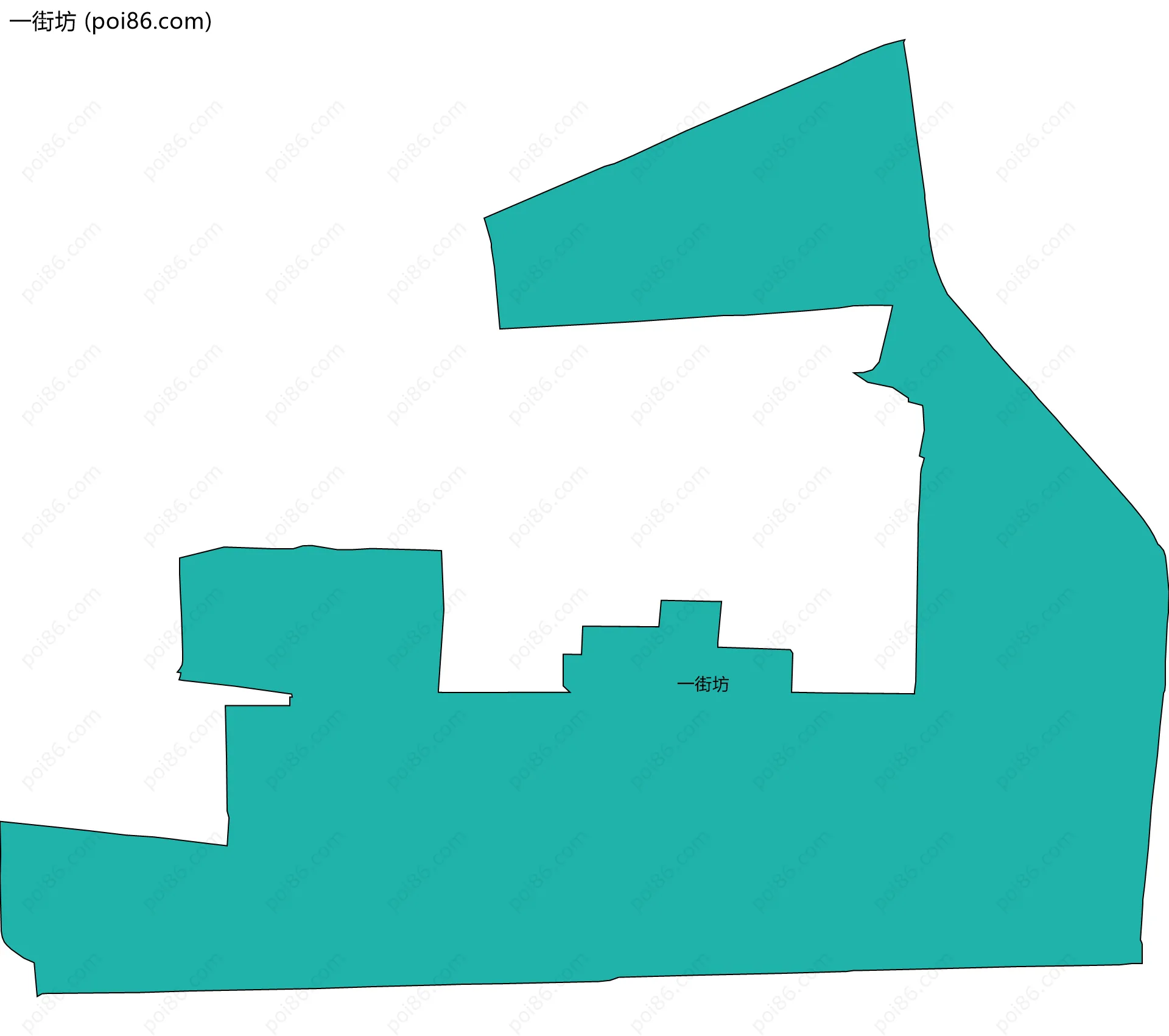 一街坊边界地图