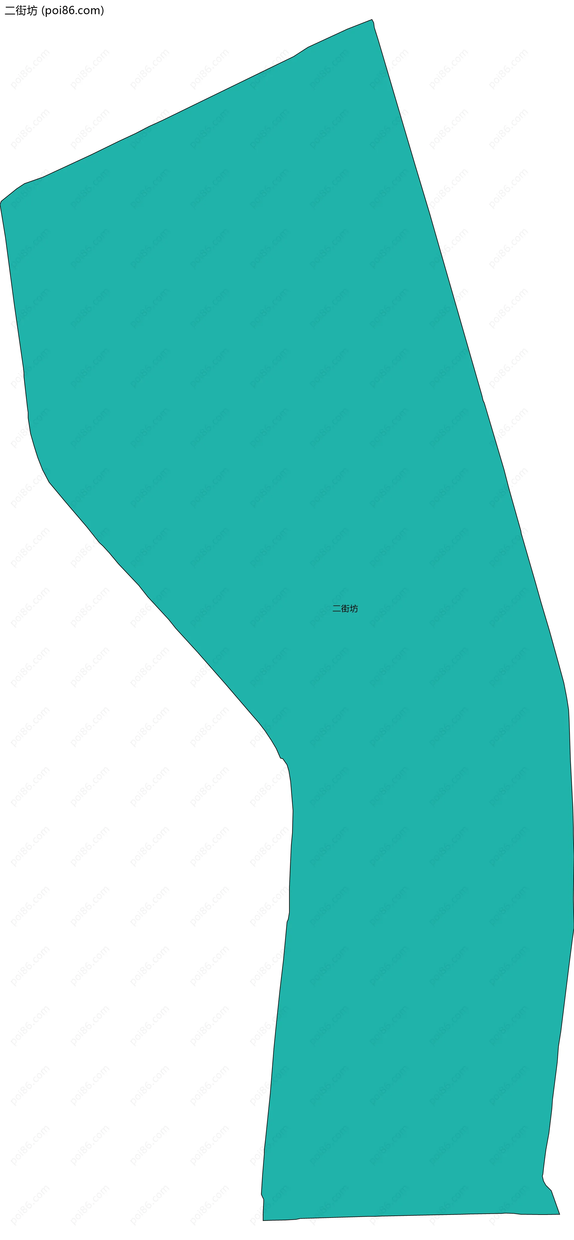 二街坊边界地图