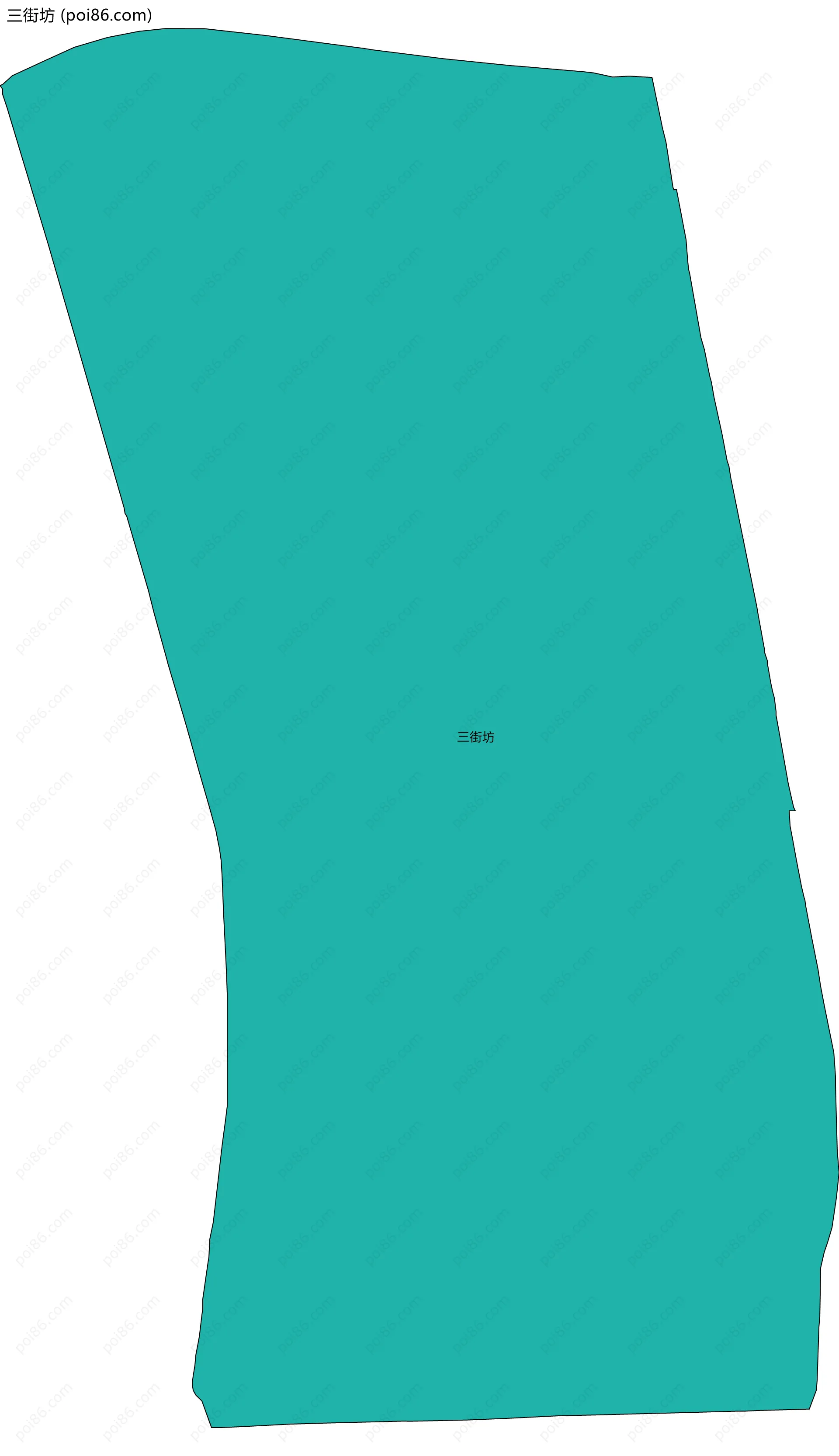 三街坊边界地图