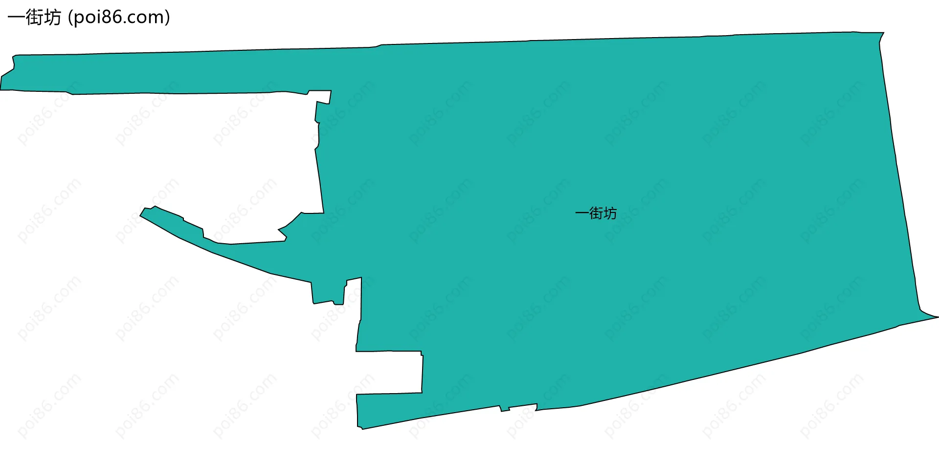 一街坊边界地图