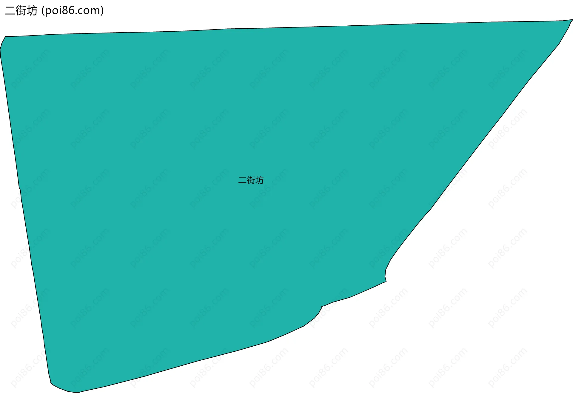 二街坊边界地图