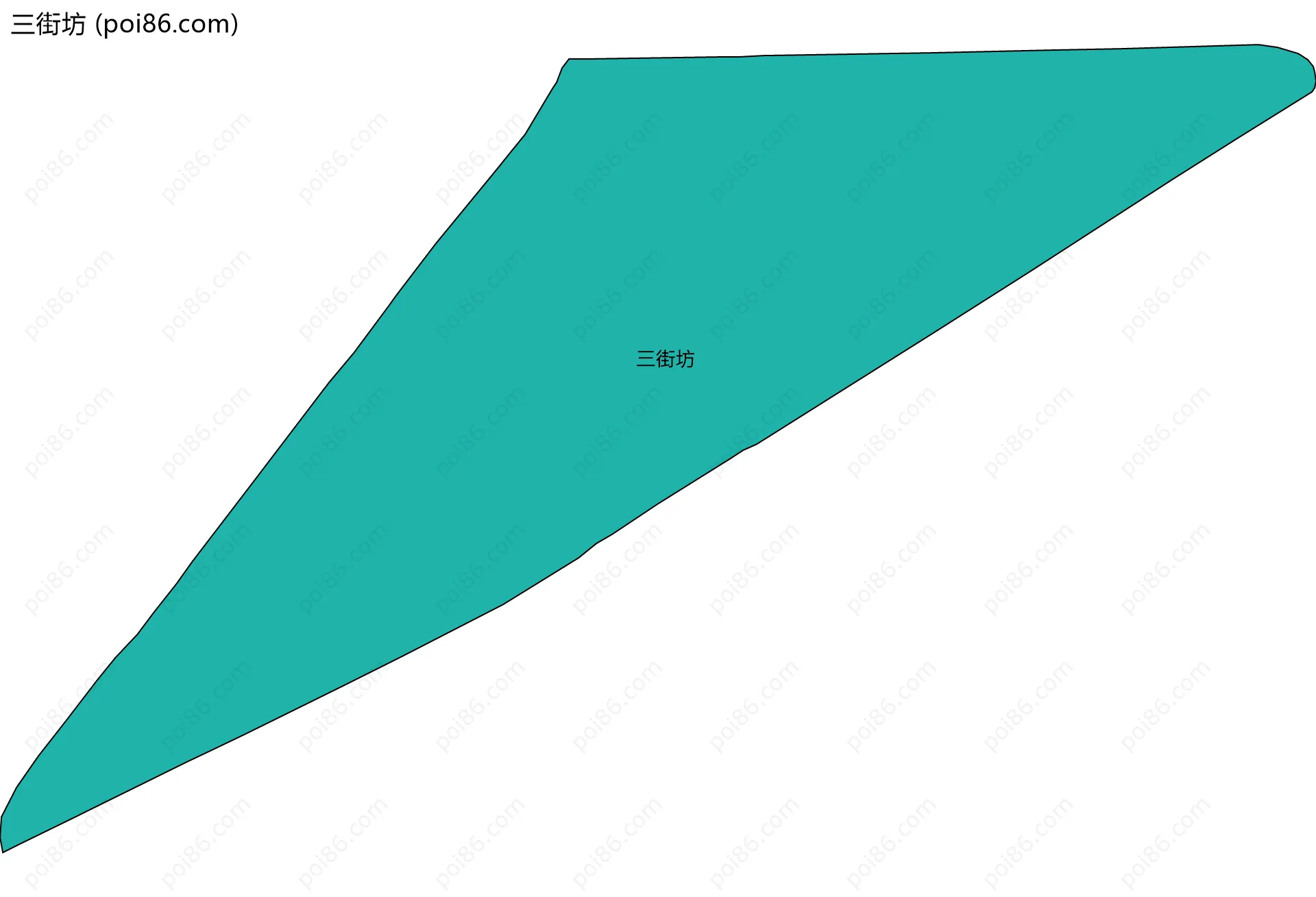 三街坊边界地图