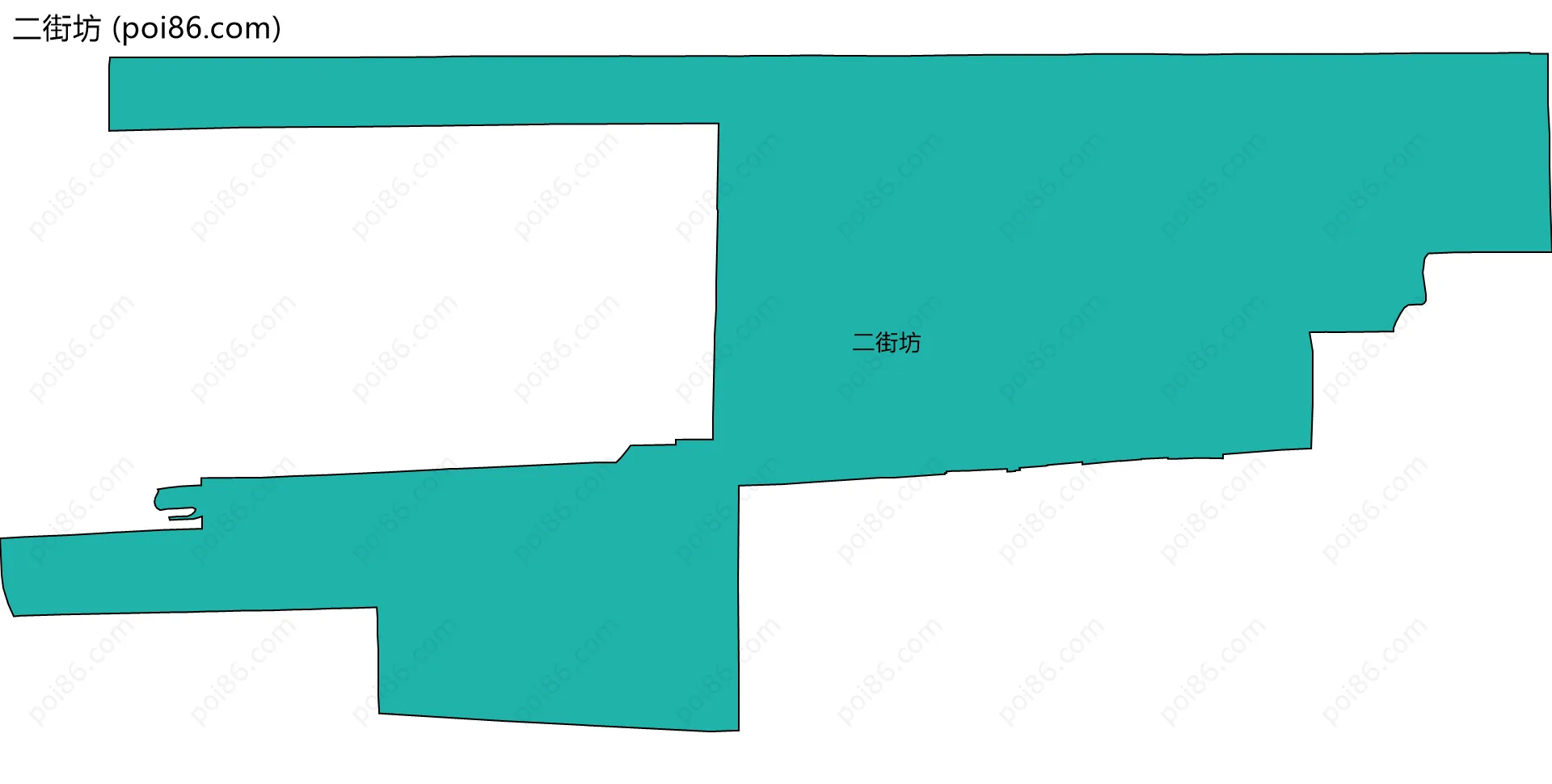 二街坊边界地图