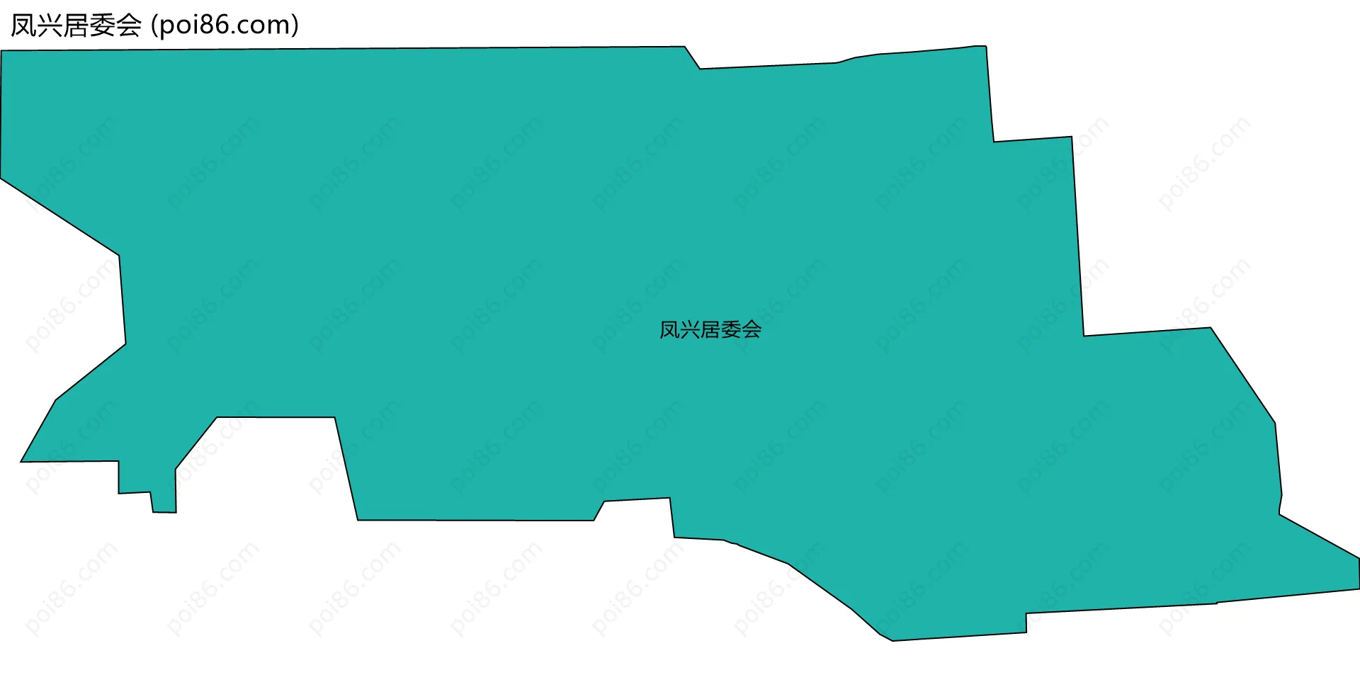 凤兴居委会边界地图