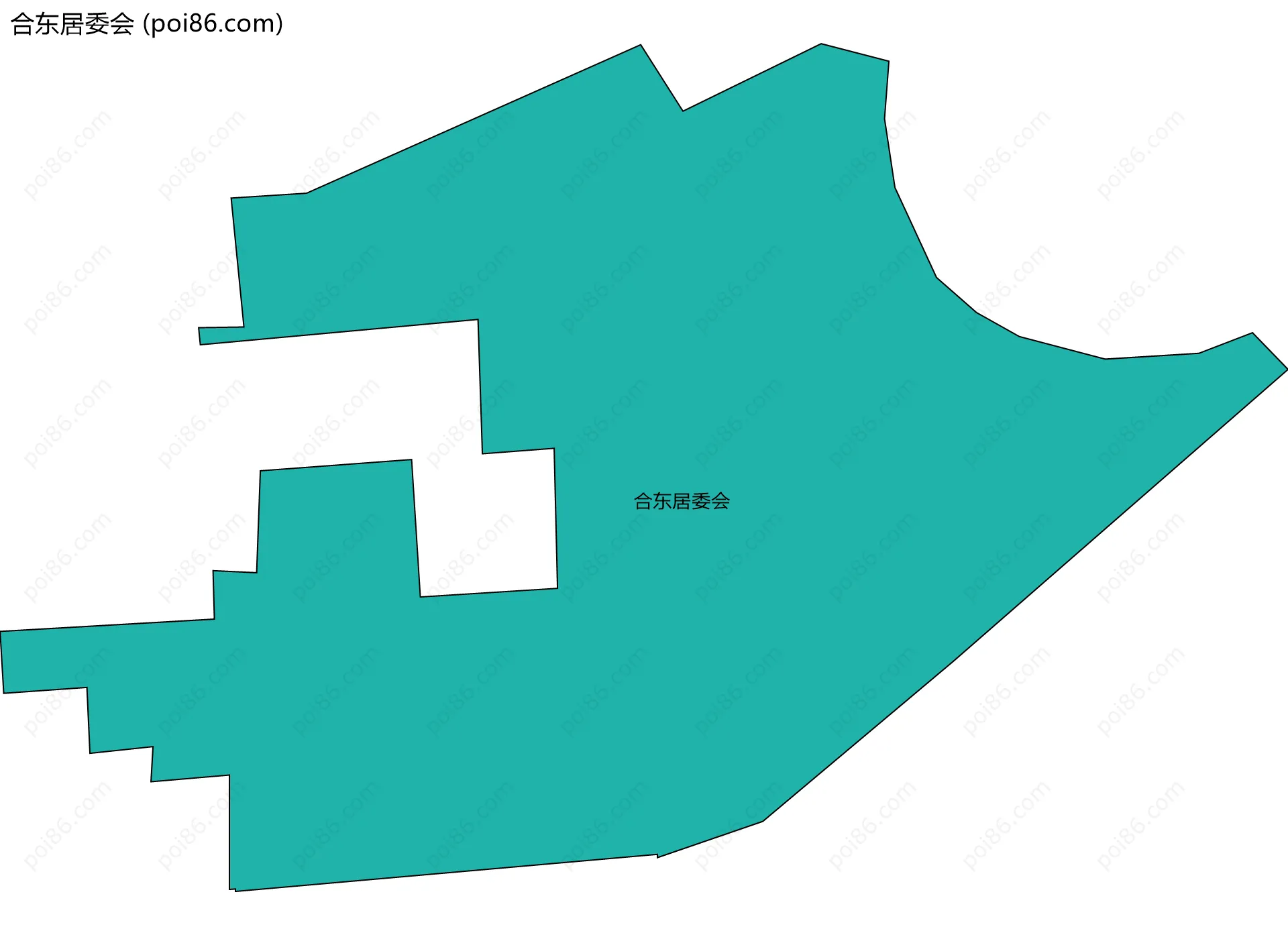 合东居委会边界地图