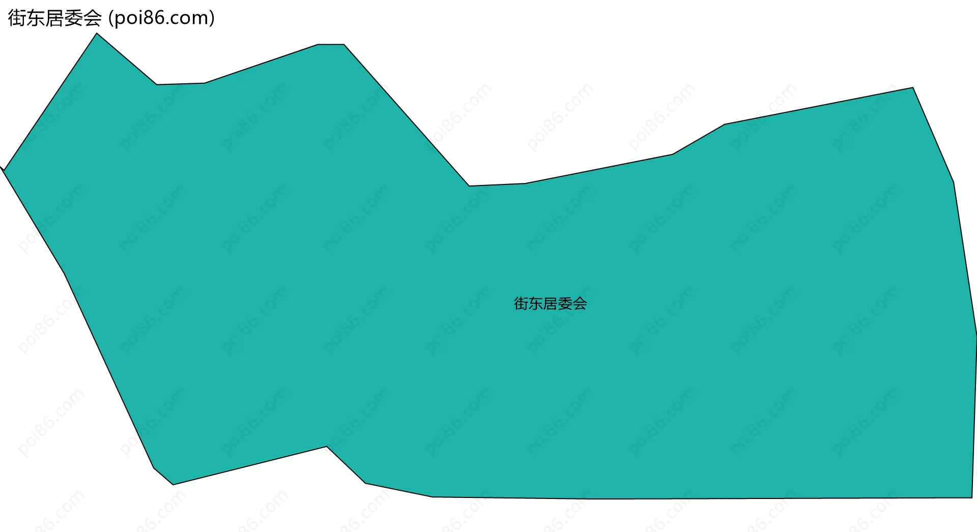 街东居委会边界地图