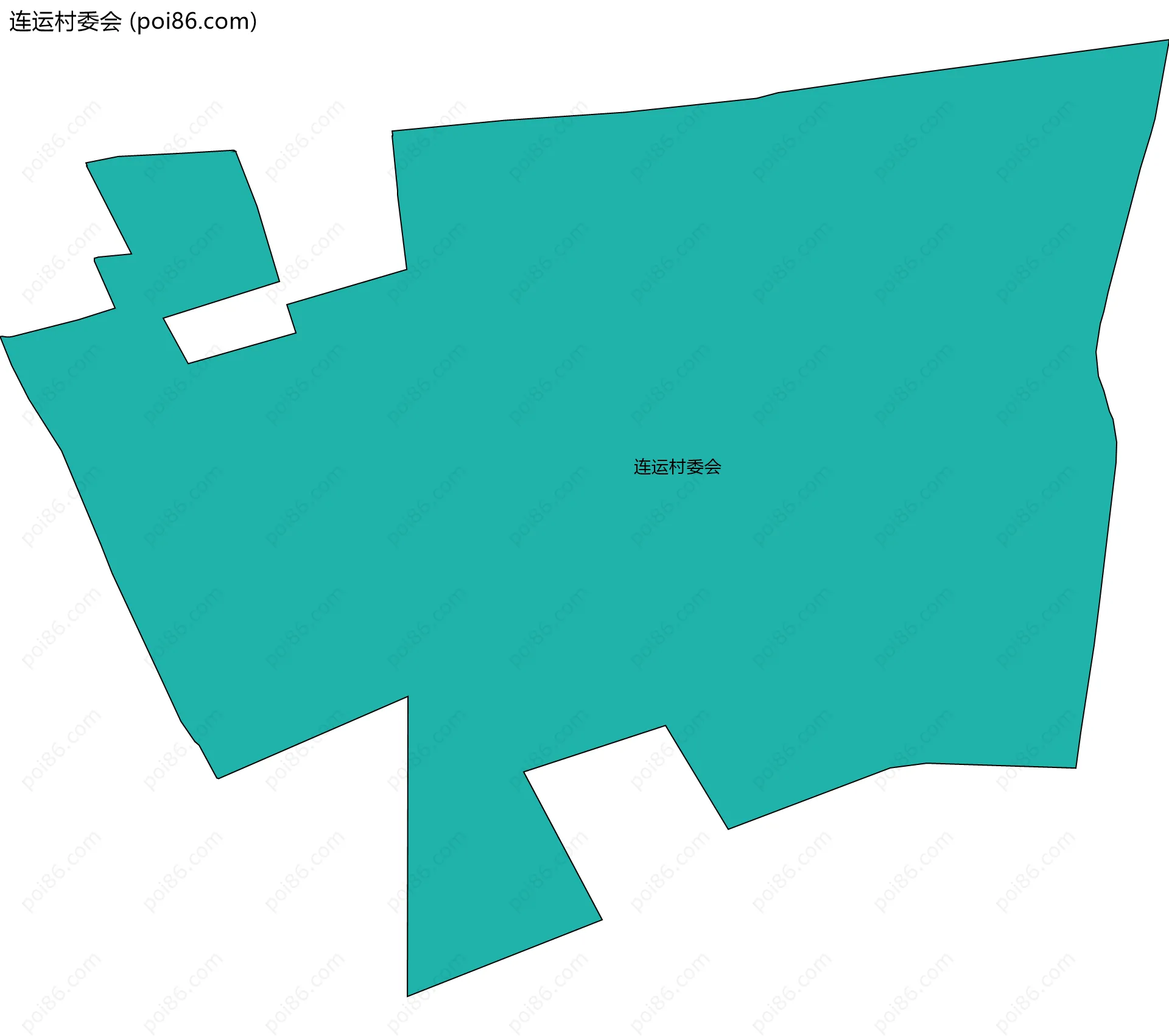 连运村委会边界地图