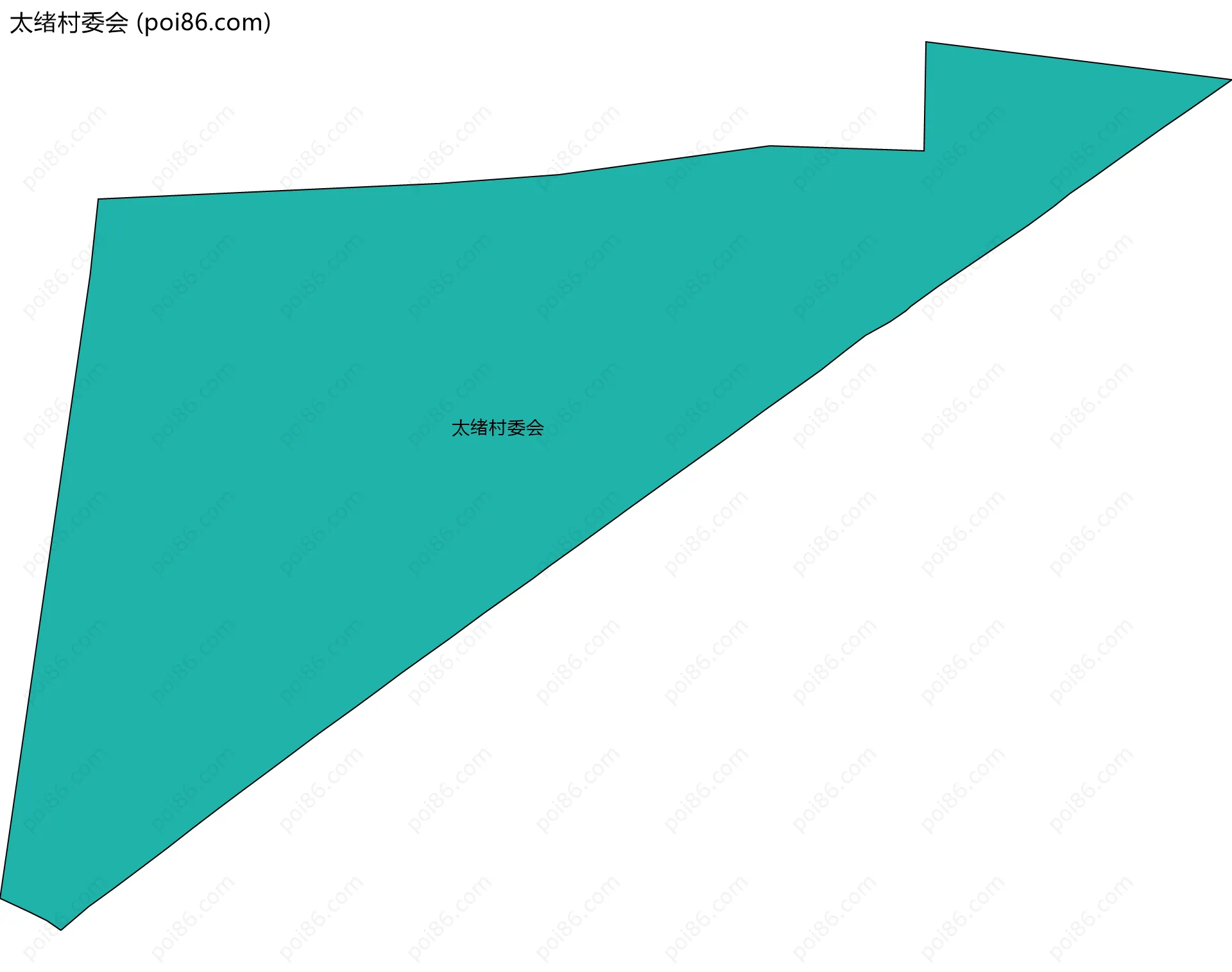 太绪村委会边界地图