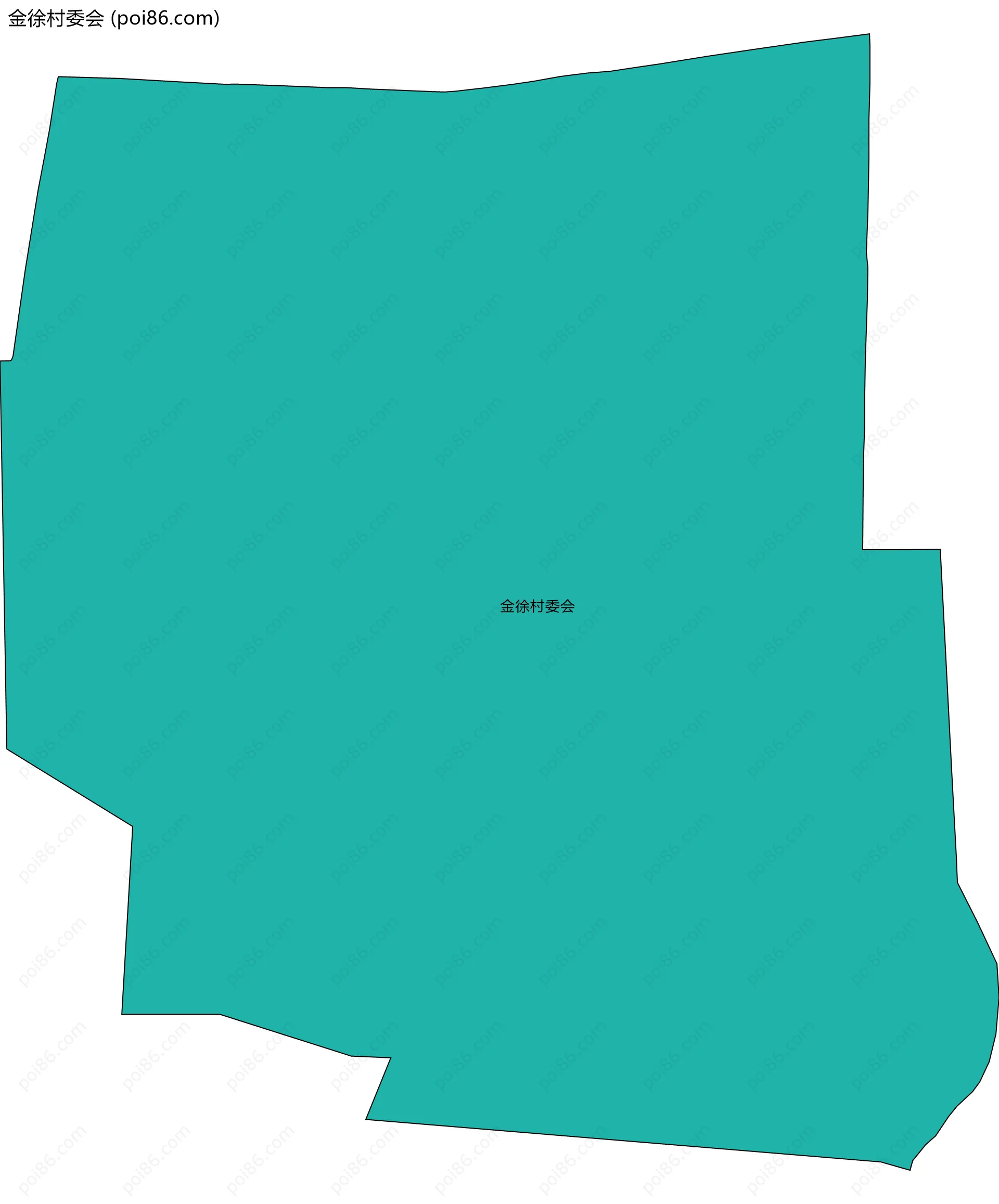 金徐村委会边界地图