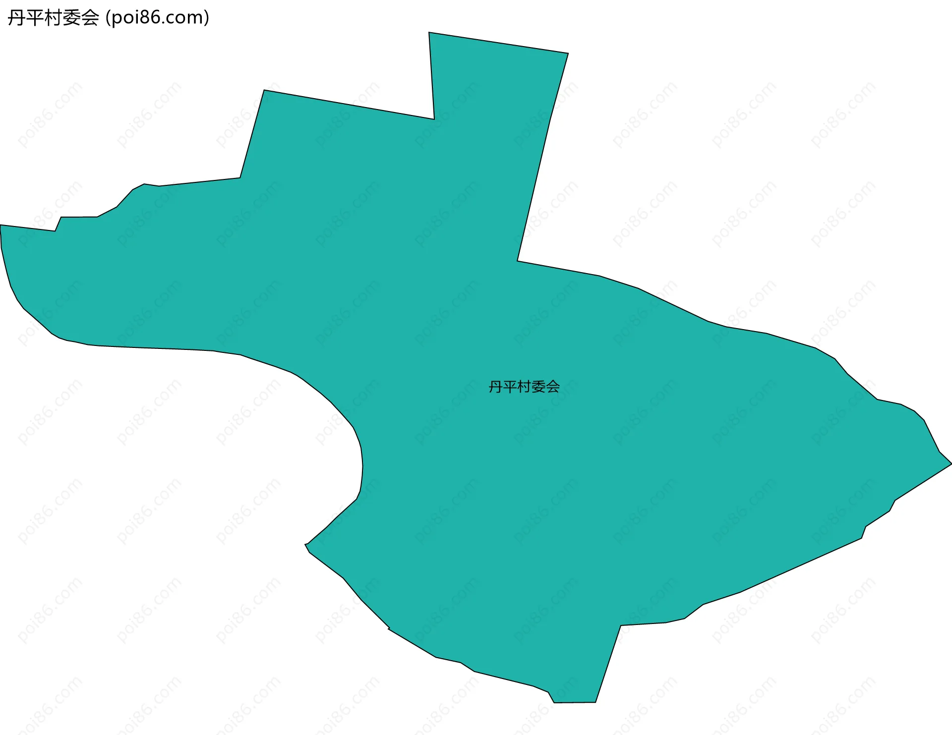 丹平村委会边界地图