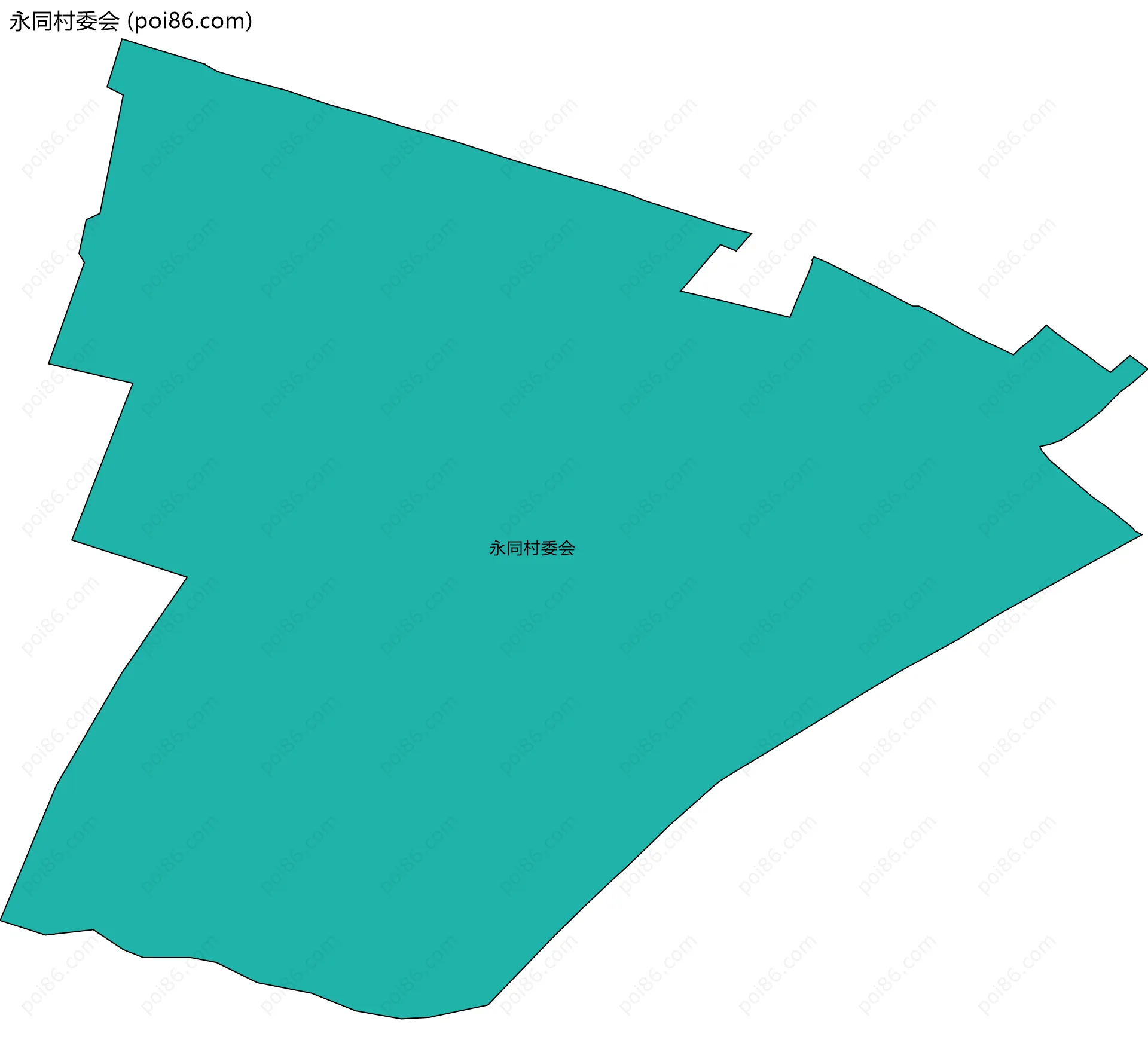 永同村委会边界地图