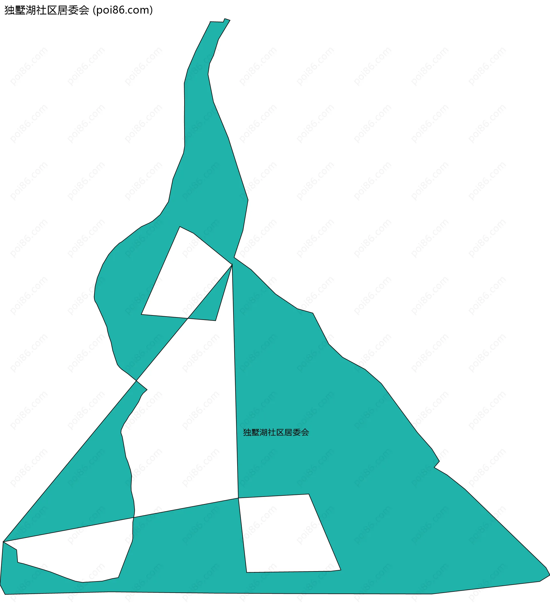 独墅湖社区居委会边界地图