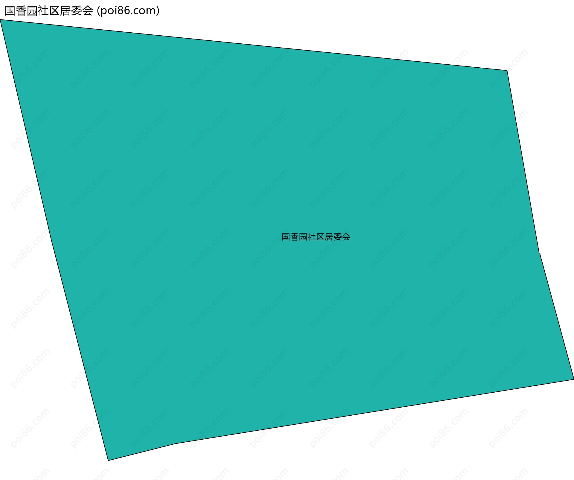 国香园社区居委会边界地图