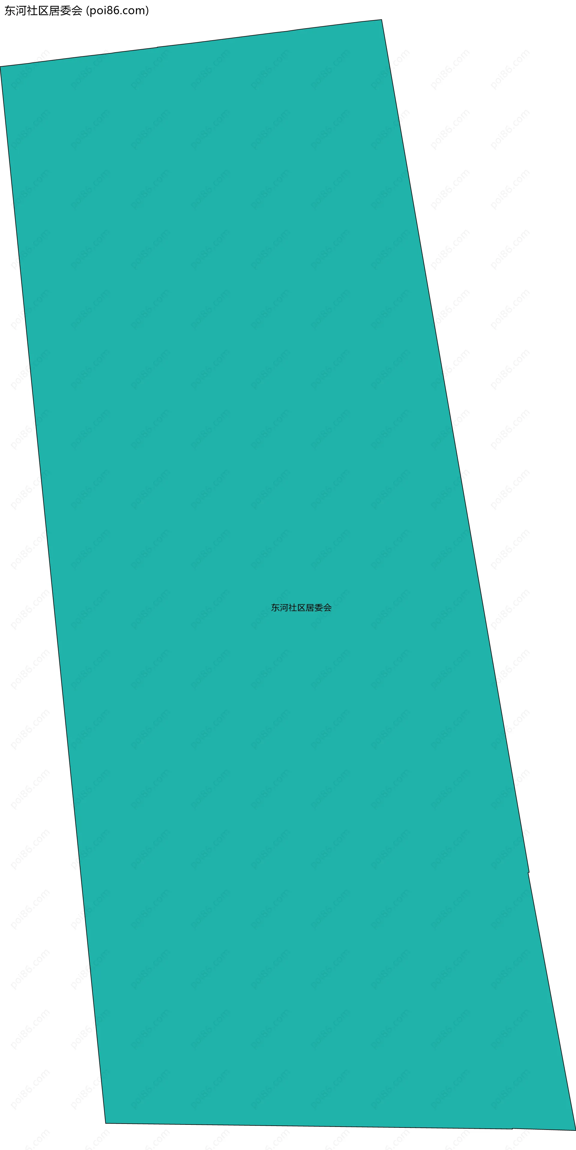 东河社区居委会边界地图