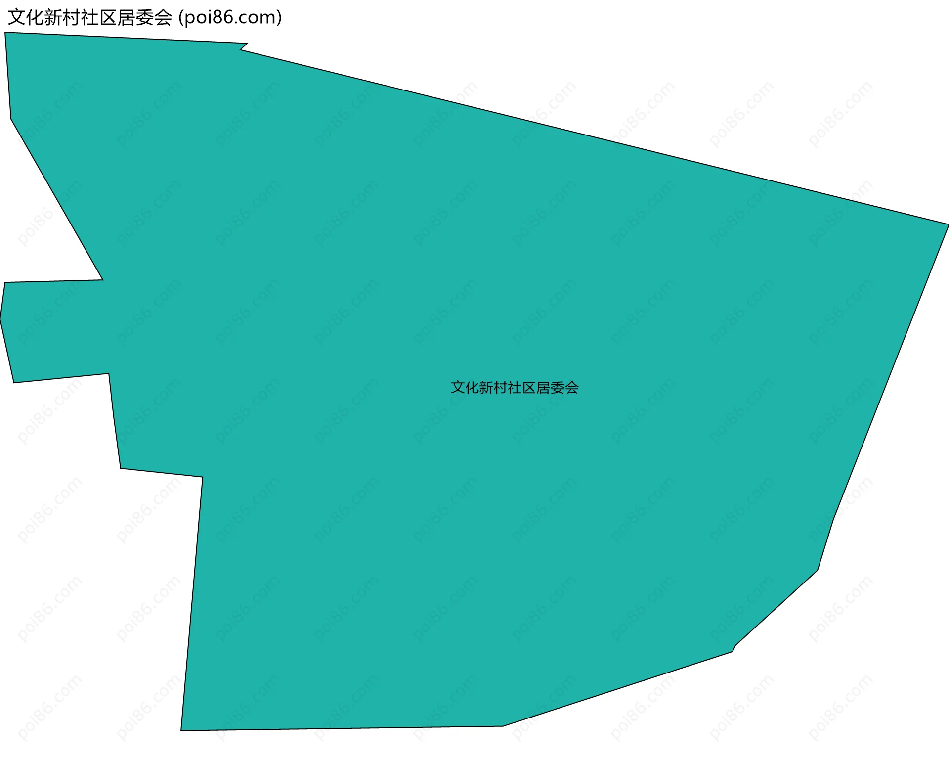 文化新村社区居委会边界地图