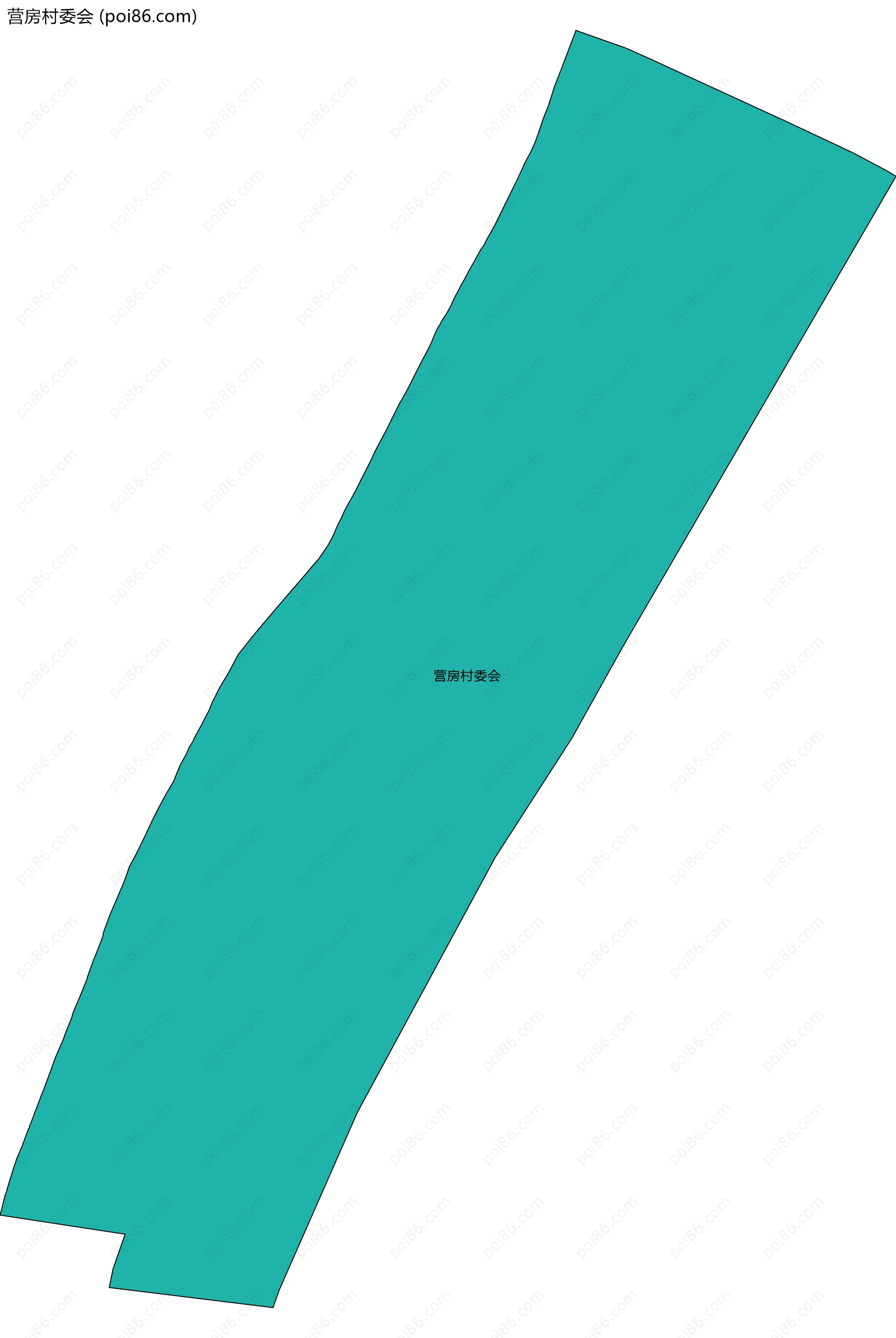 营房村委会边界地图