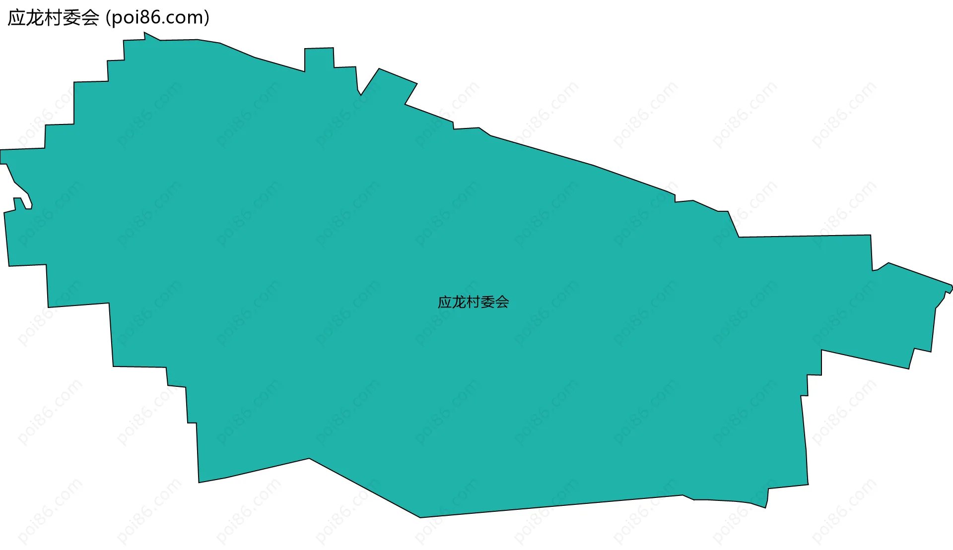 应龙村委会边界地图