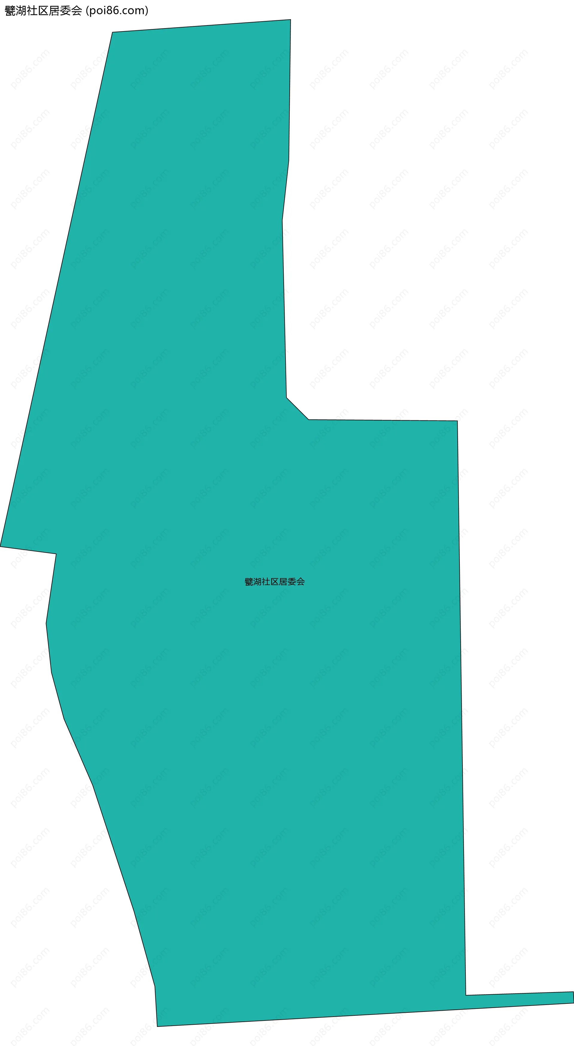 甓湖社区居委会边界地图