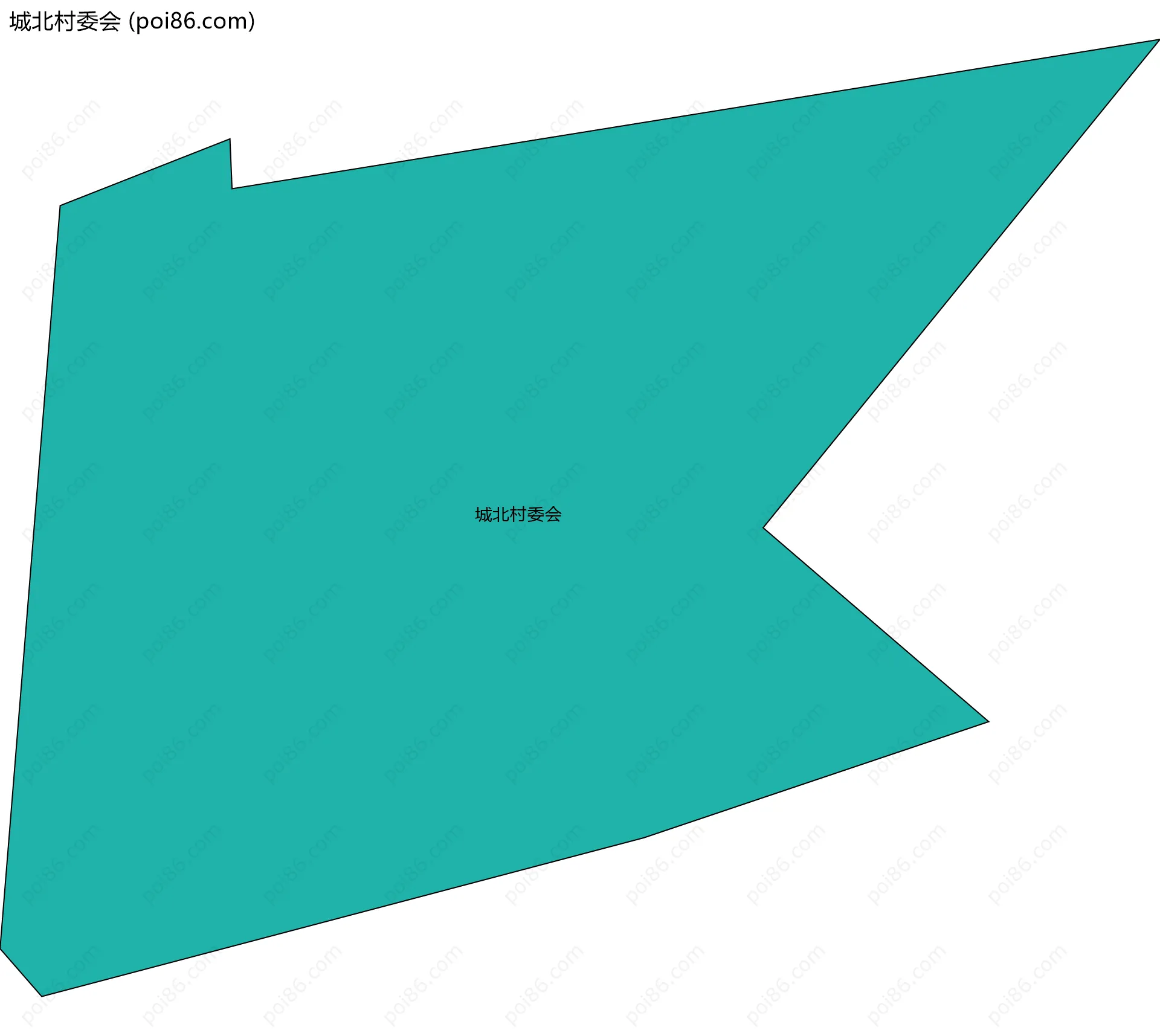 城北村委会边界地图