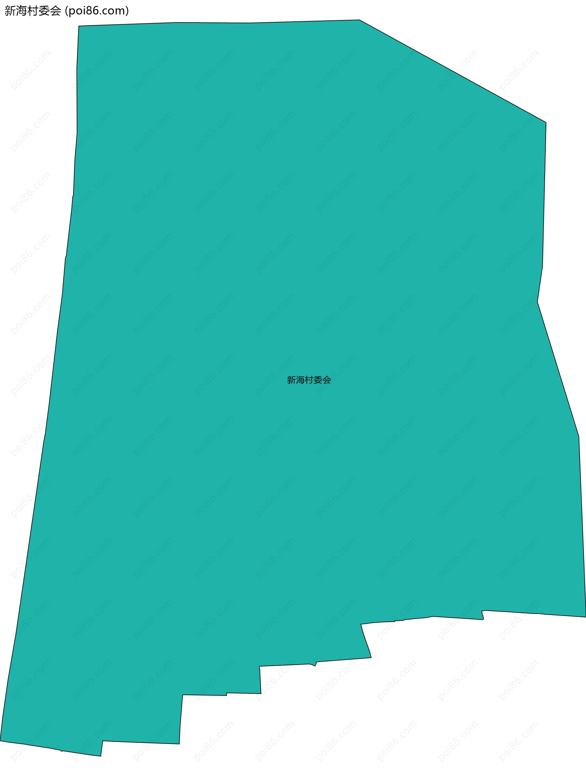 新海村委会边界地图