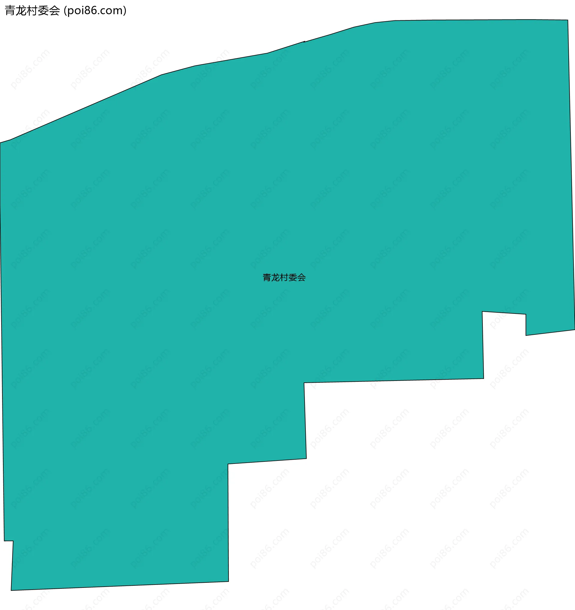 青龙村委会边界地图