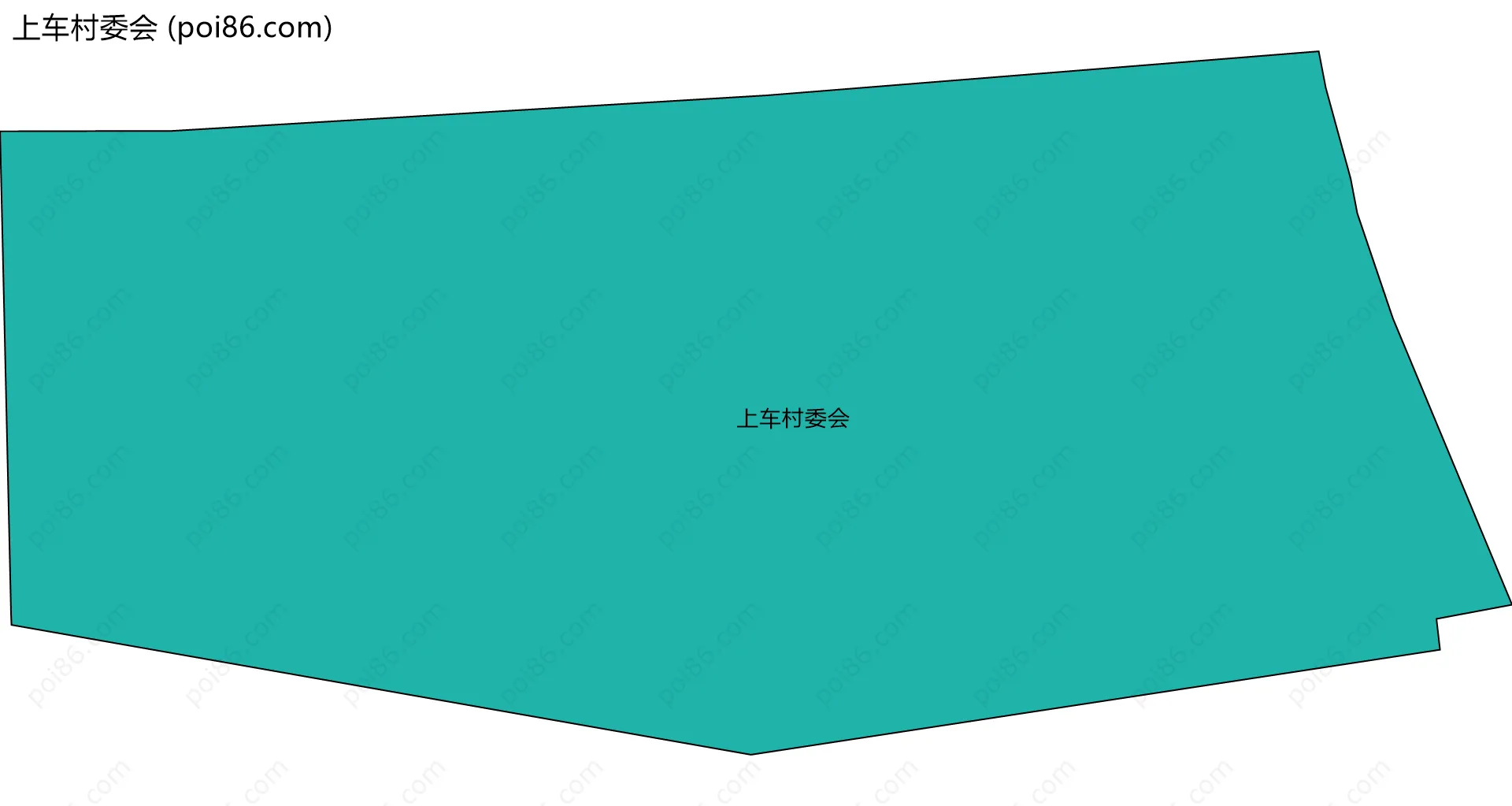 上车村委会边界地图