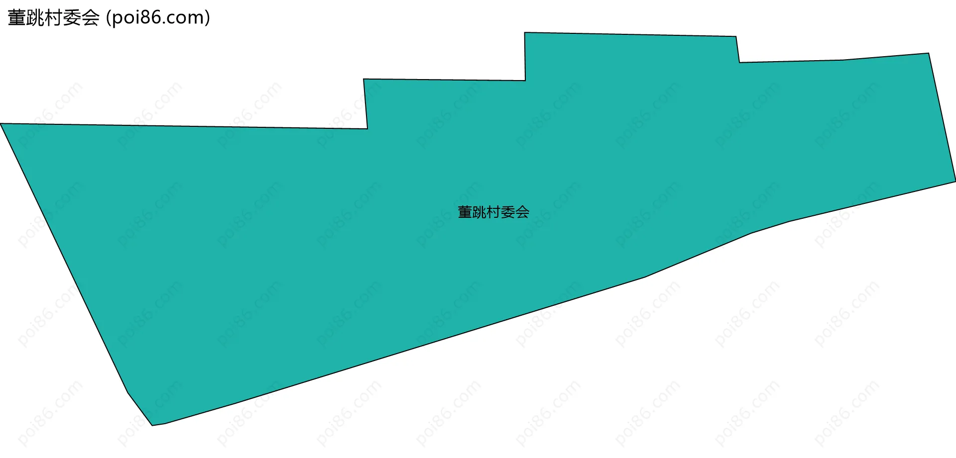 董跳村委会边界地图