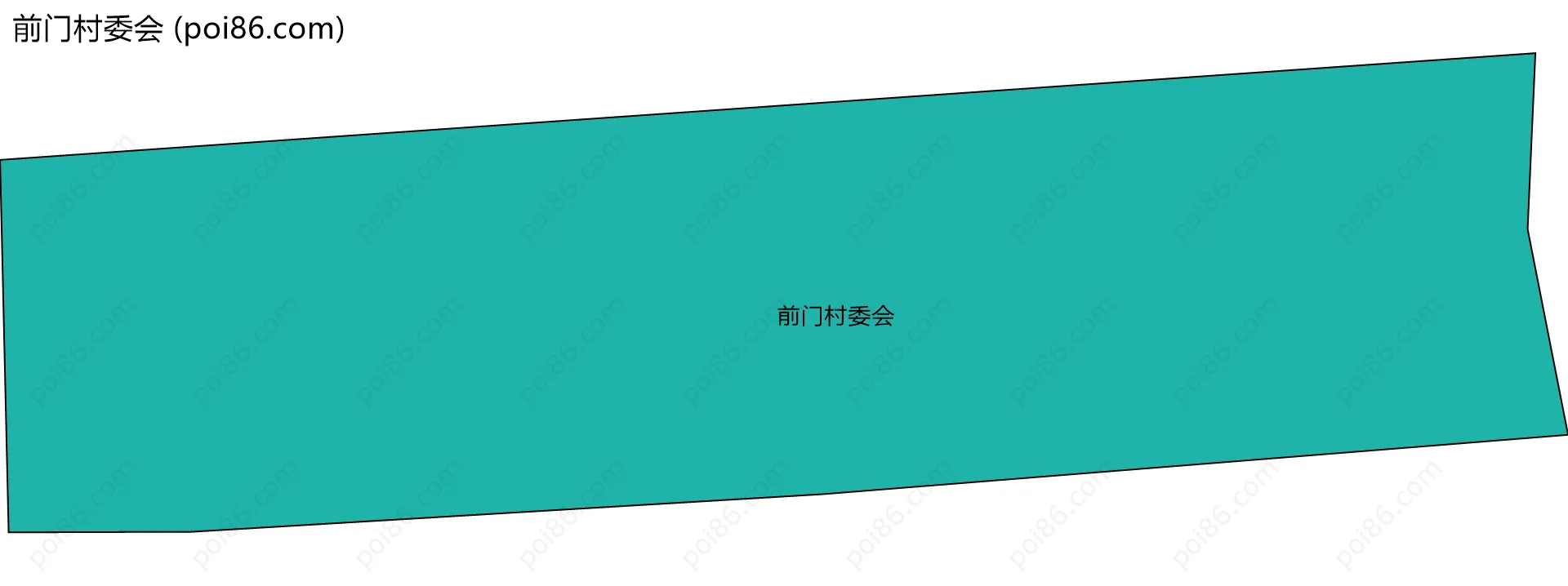 前门村委会边界地图