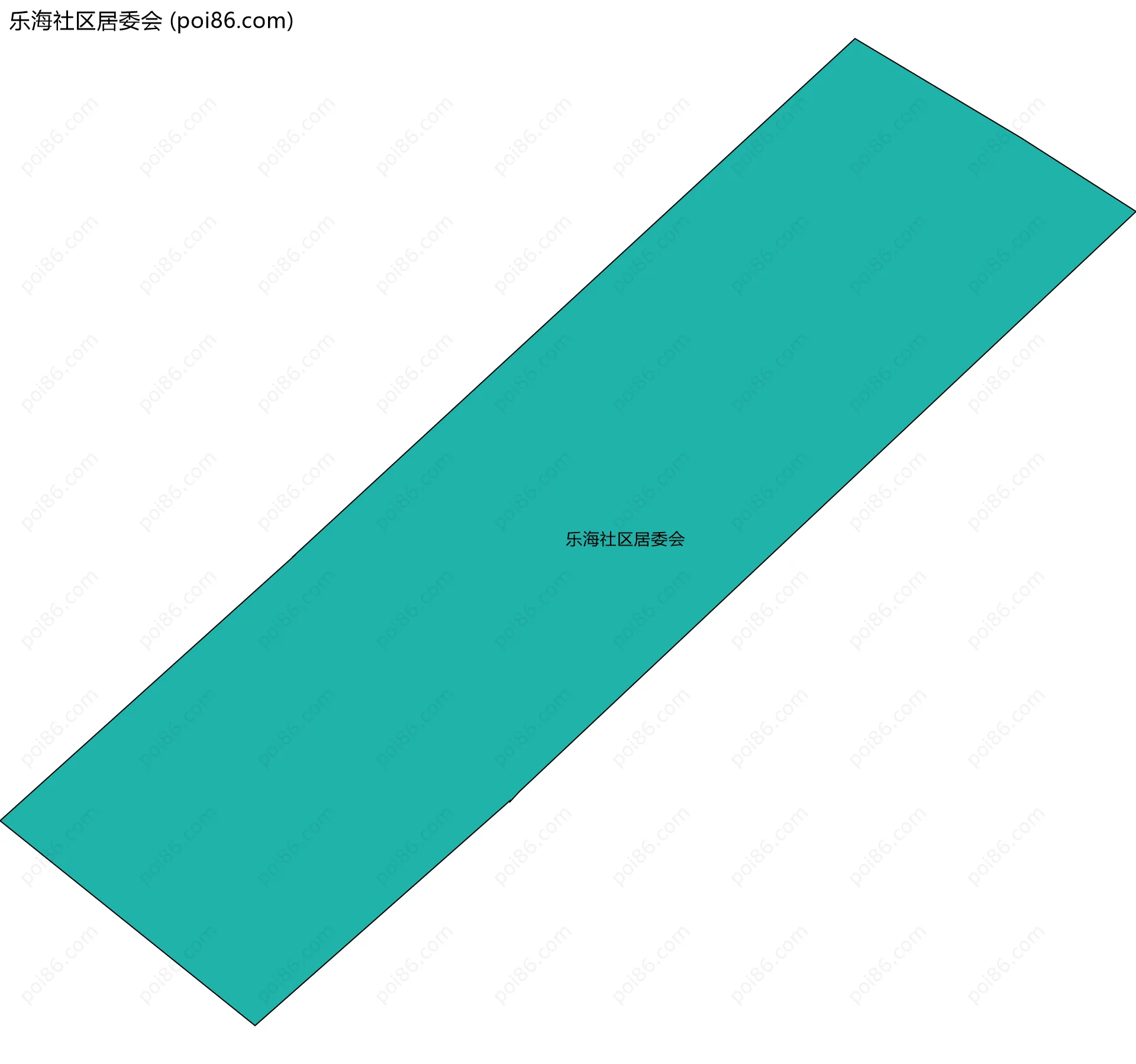 乐海社区居委会边界地图