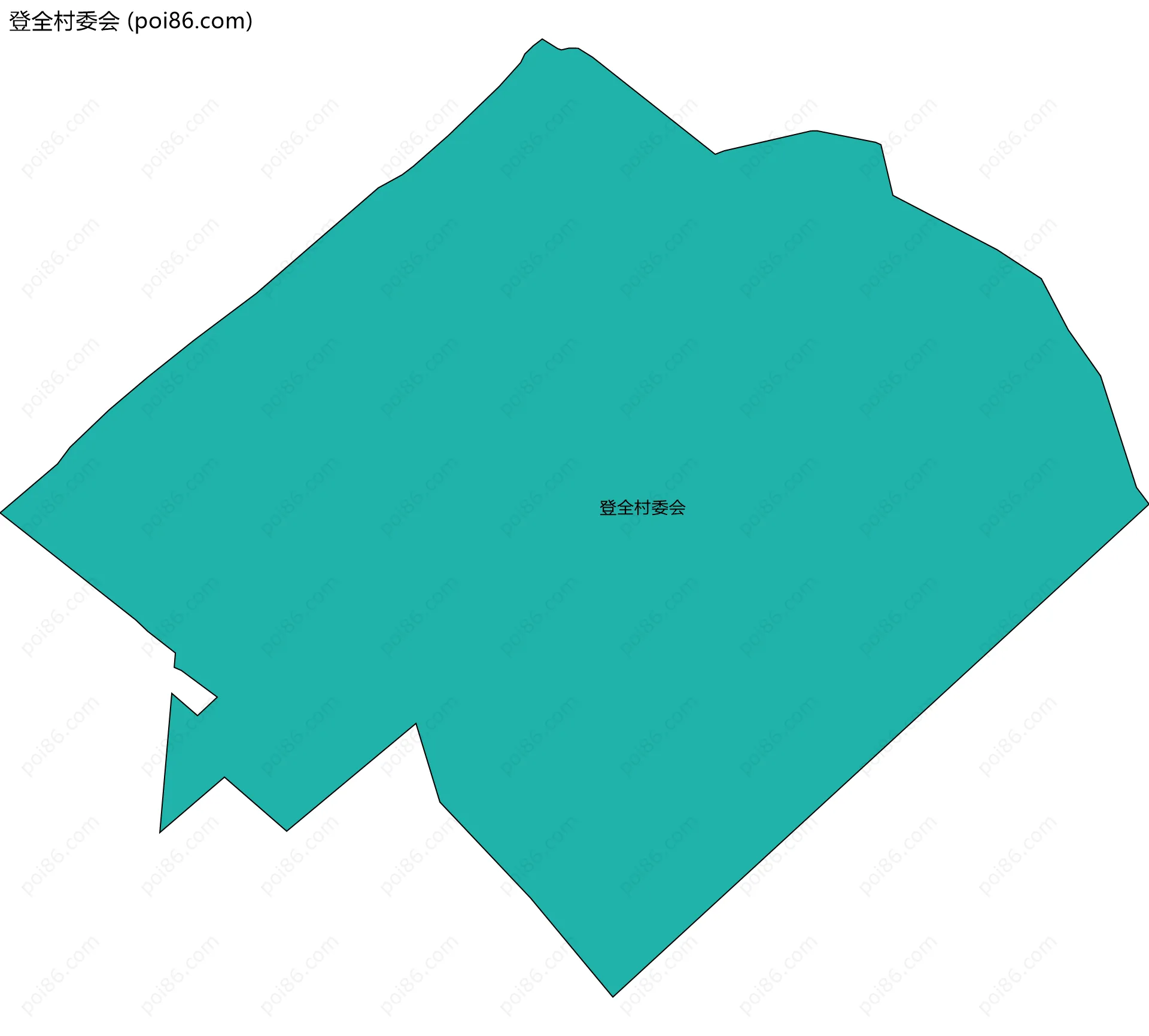 登全村委会边界地图