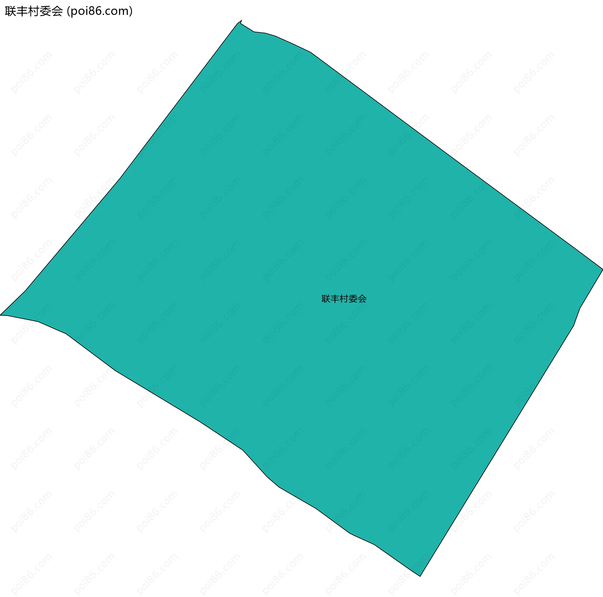 联丰村委会边界地图