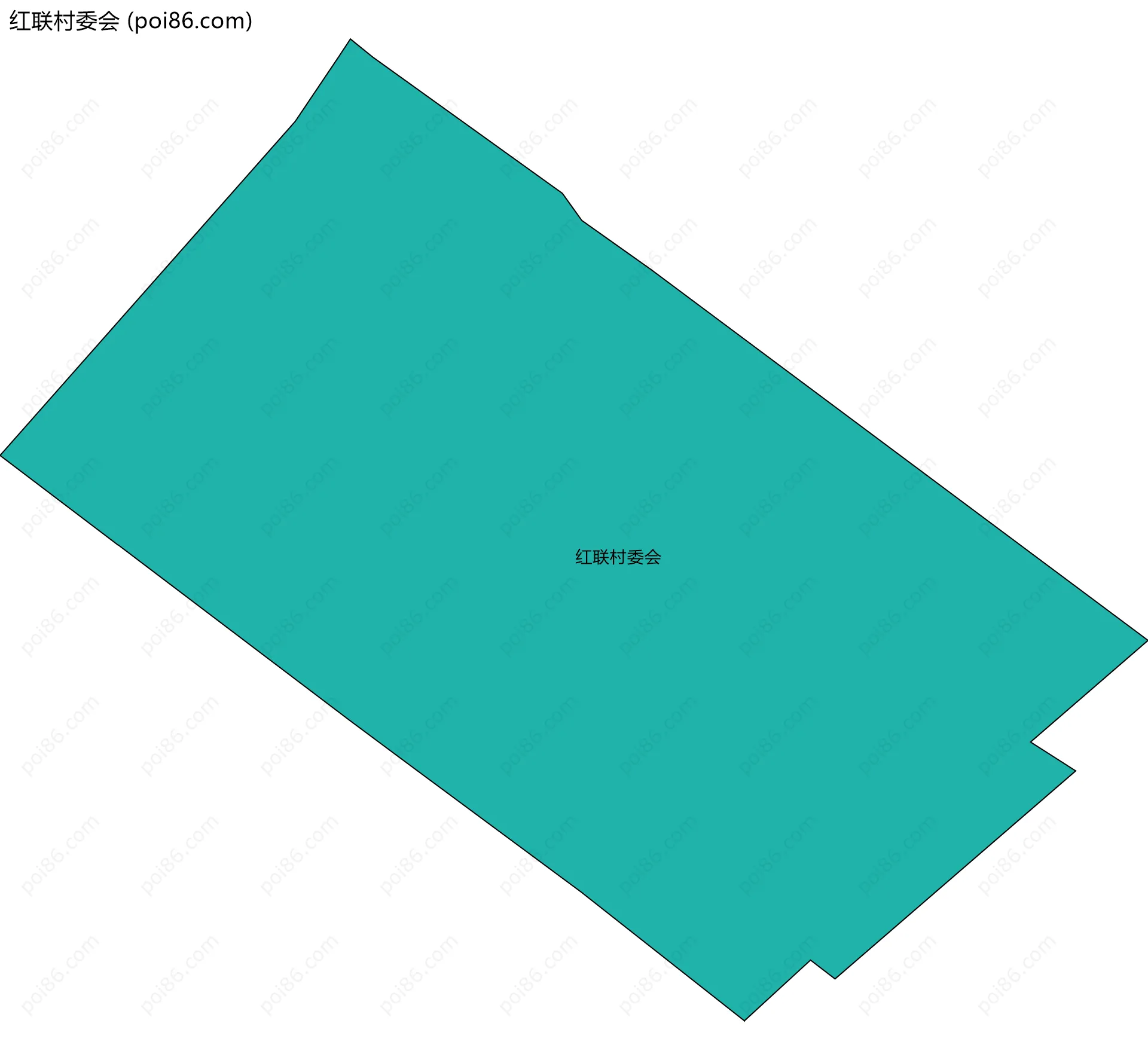 红联村委会边界地图