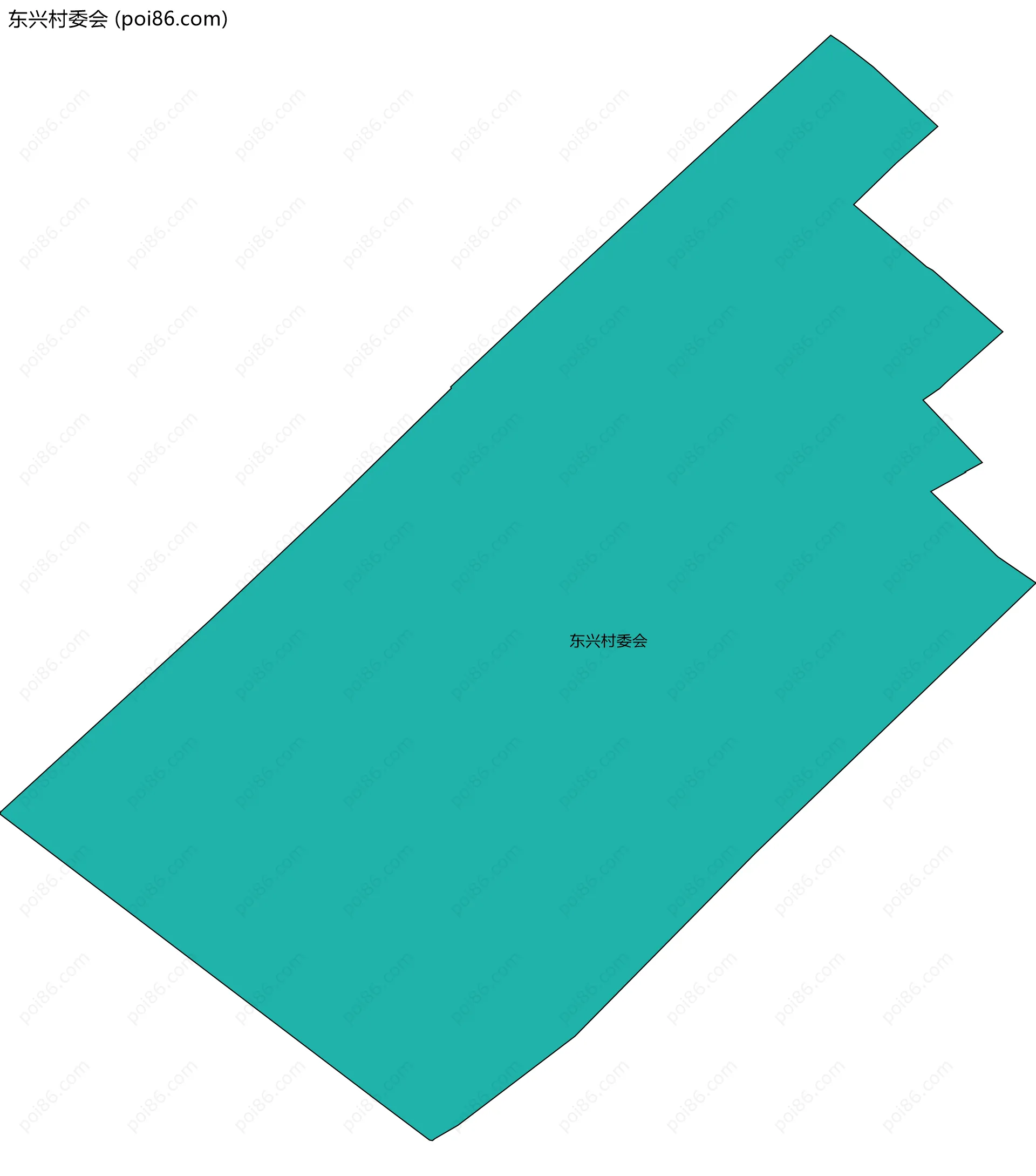 东兴村委会边界地图