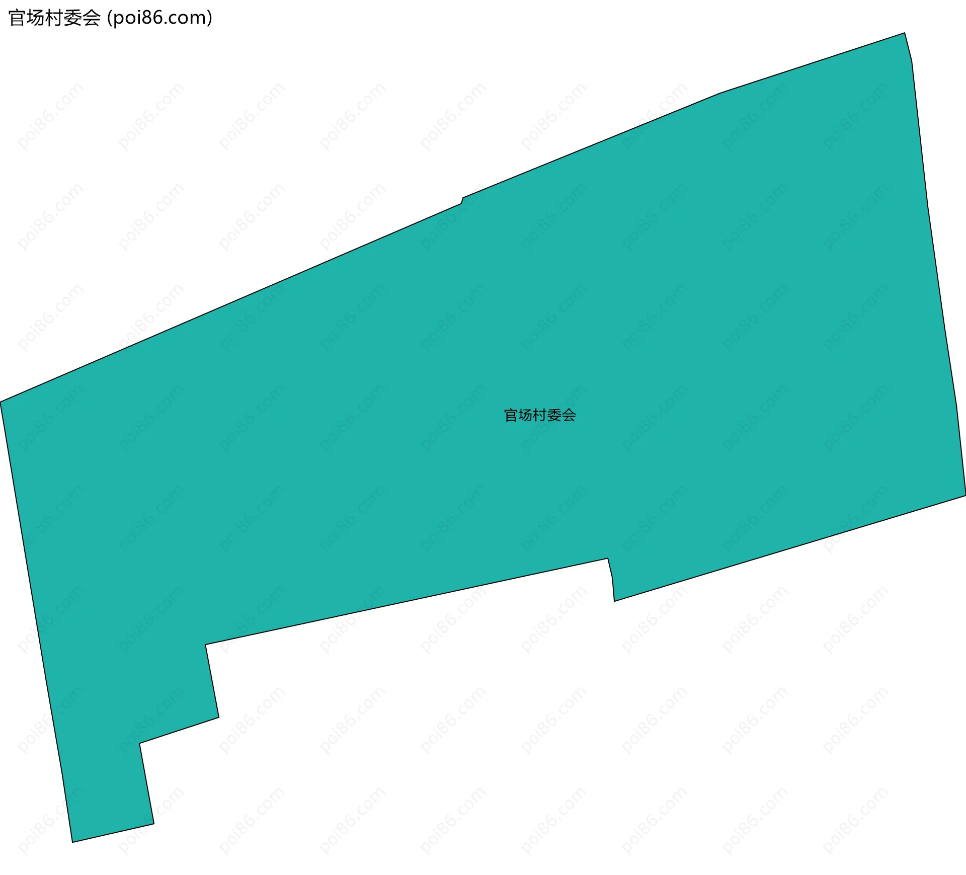 官场村委会边界地图