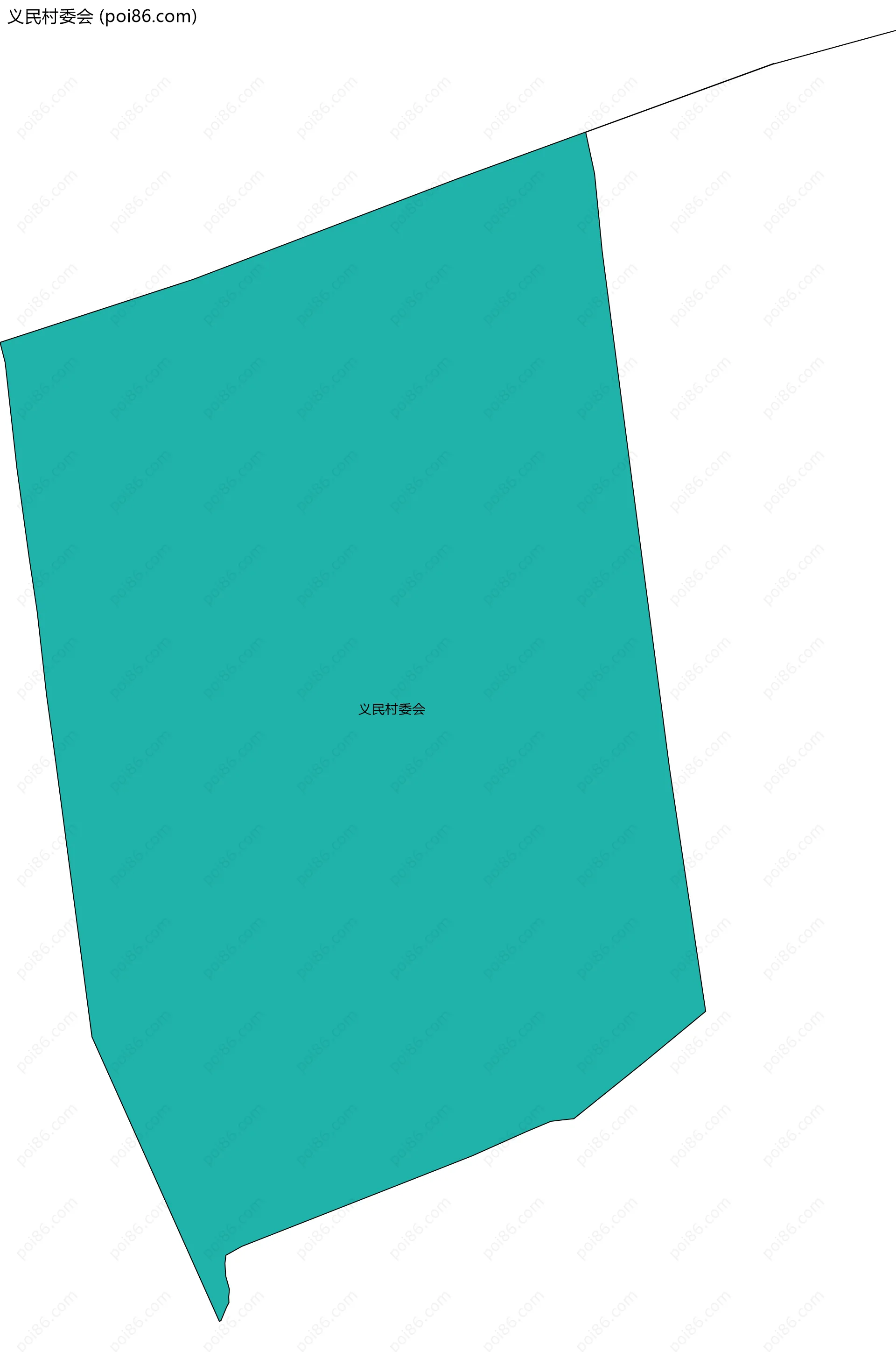 义民村委会边界地图