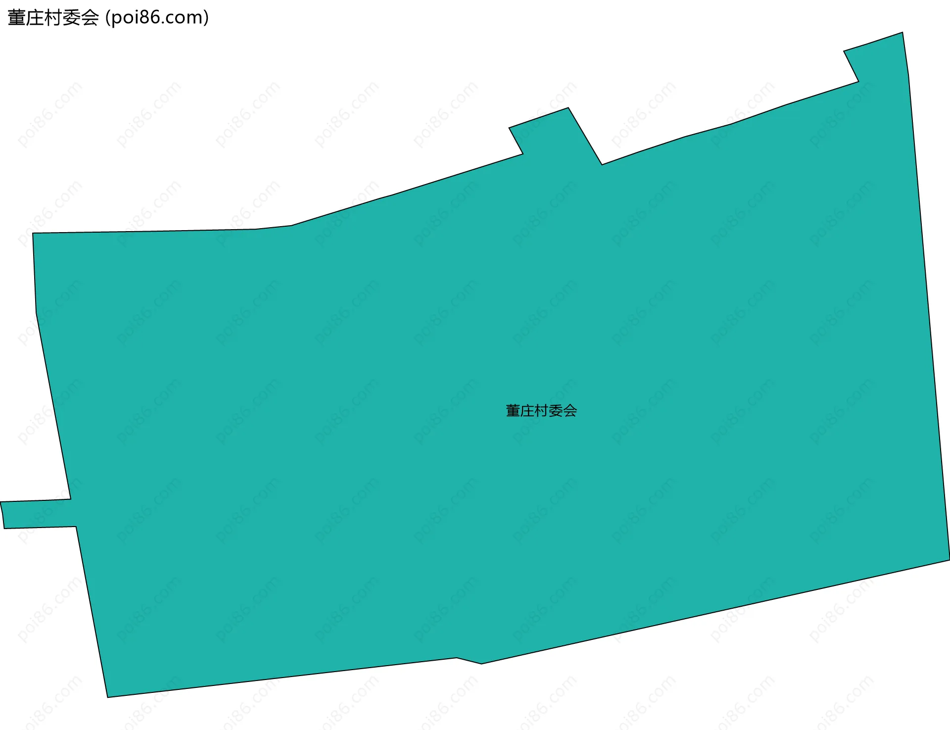 董庄村委会边界地图