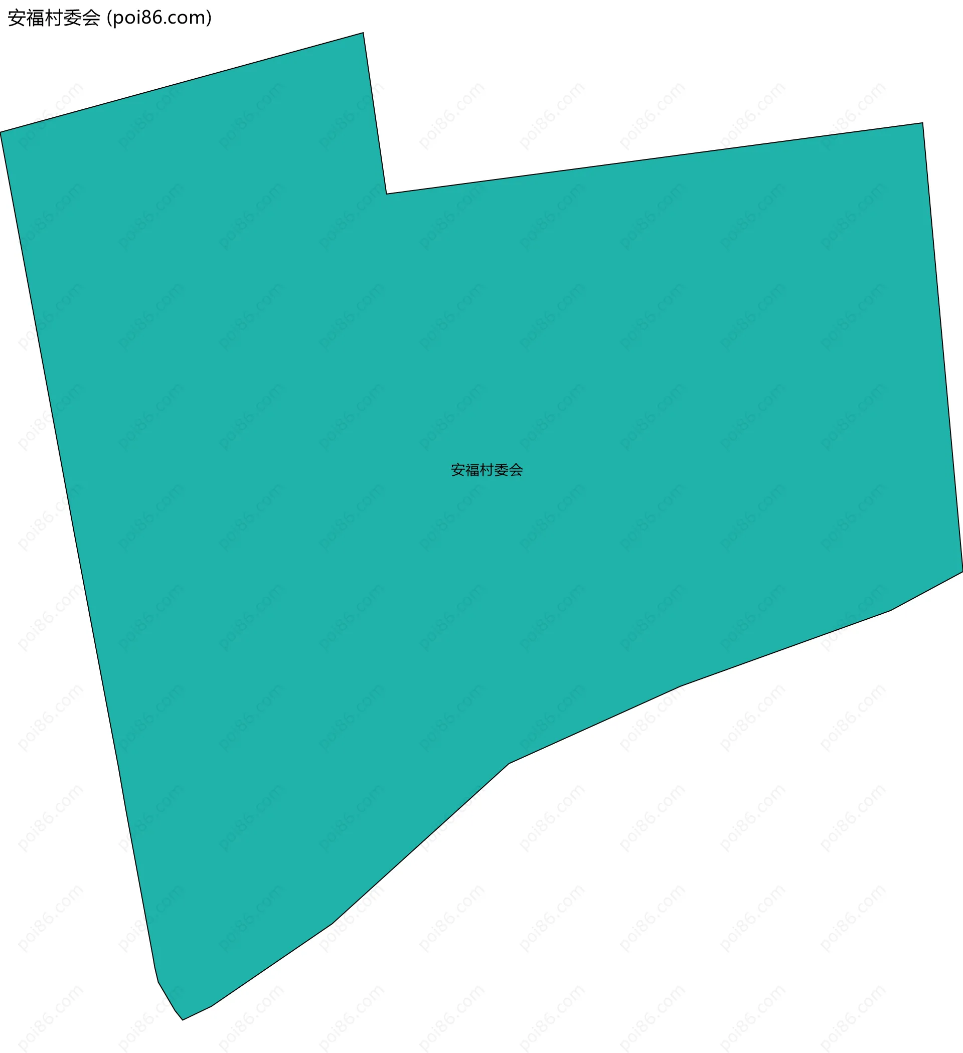 安福村委会边界地图