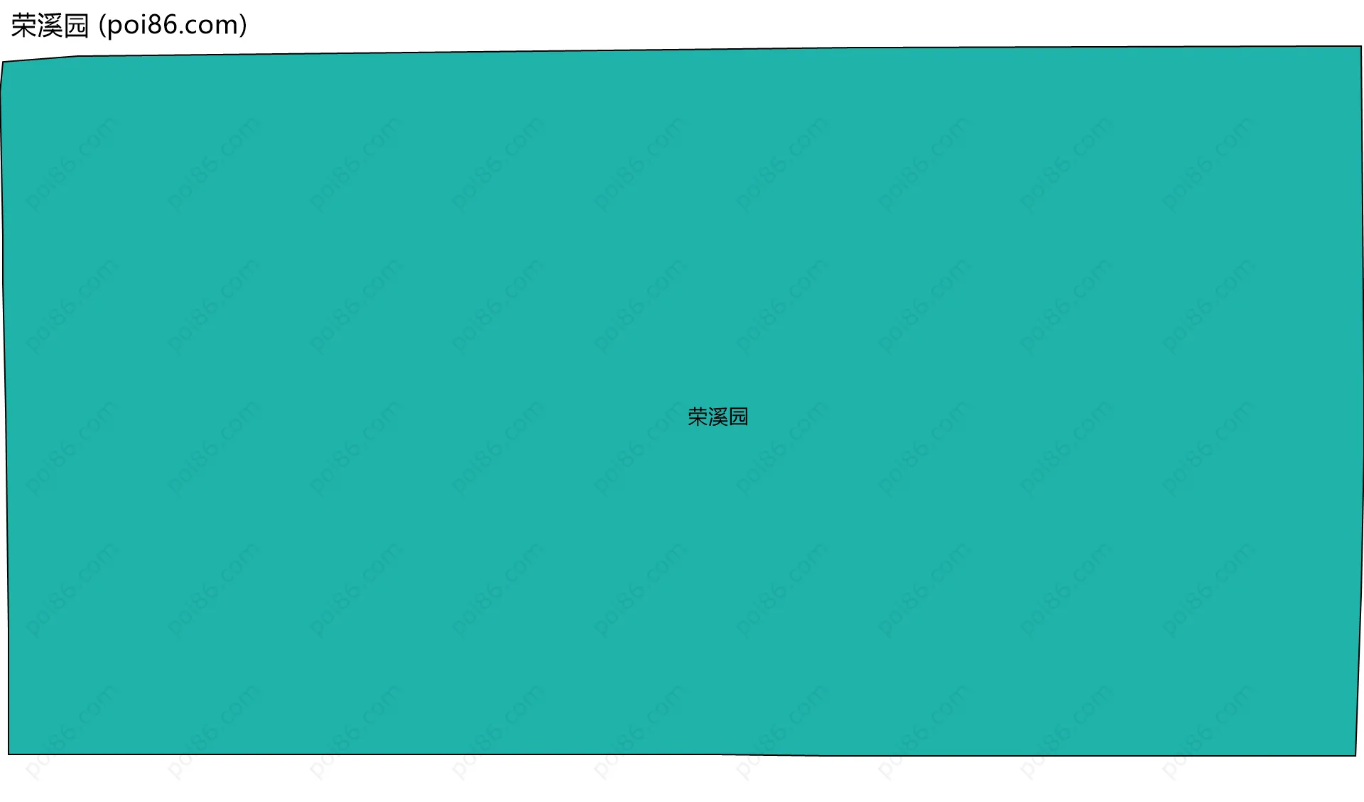 荣溪园边界地图