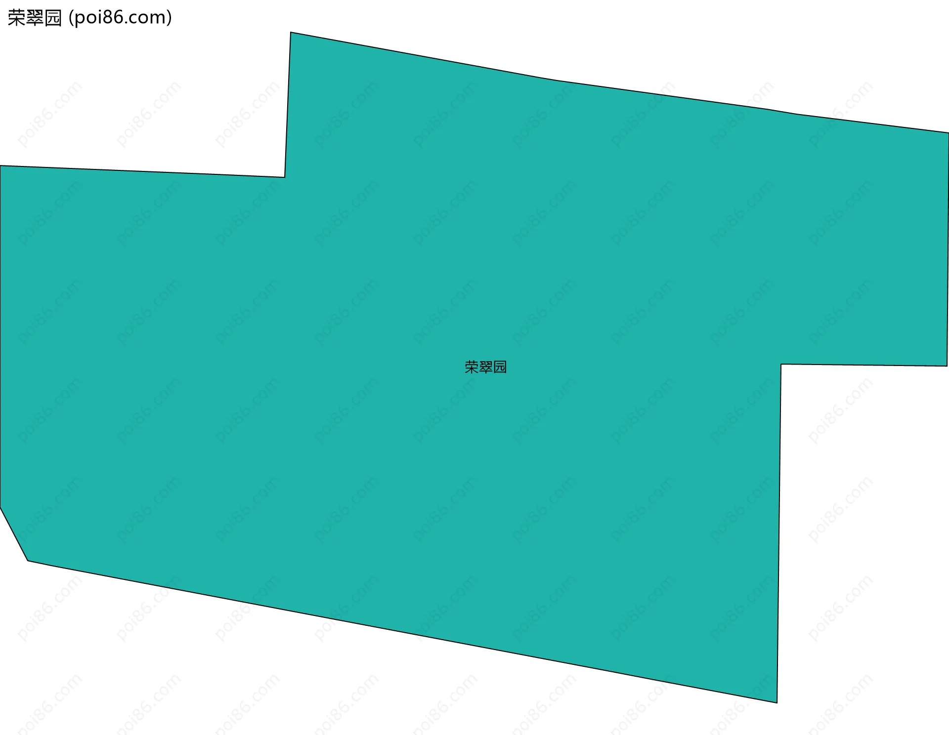 荣翠园边界地图