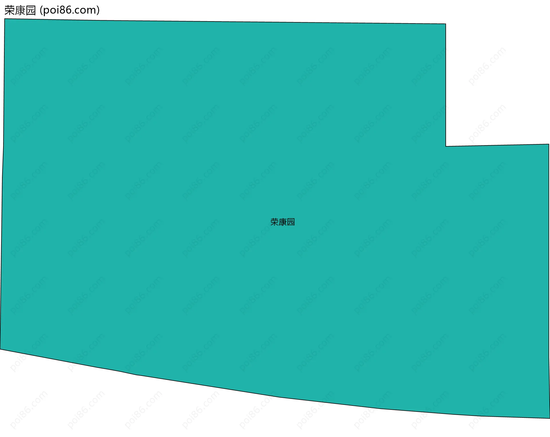 荣康园边界地图