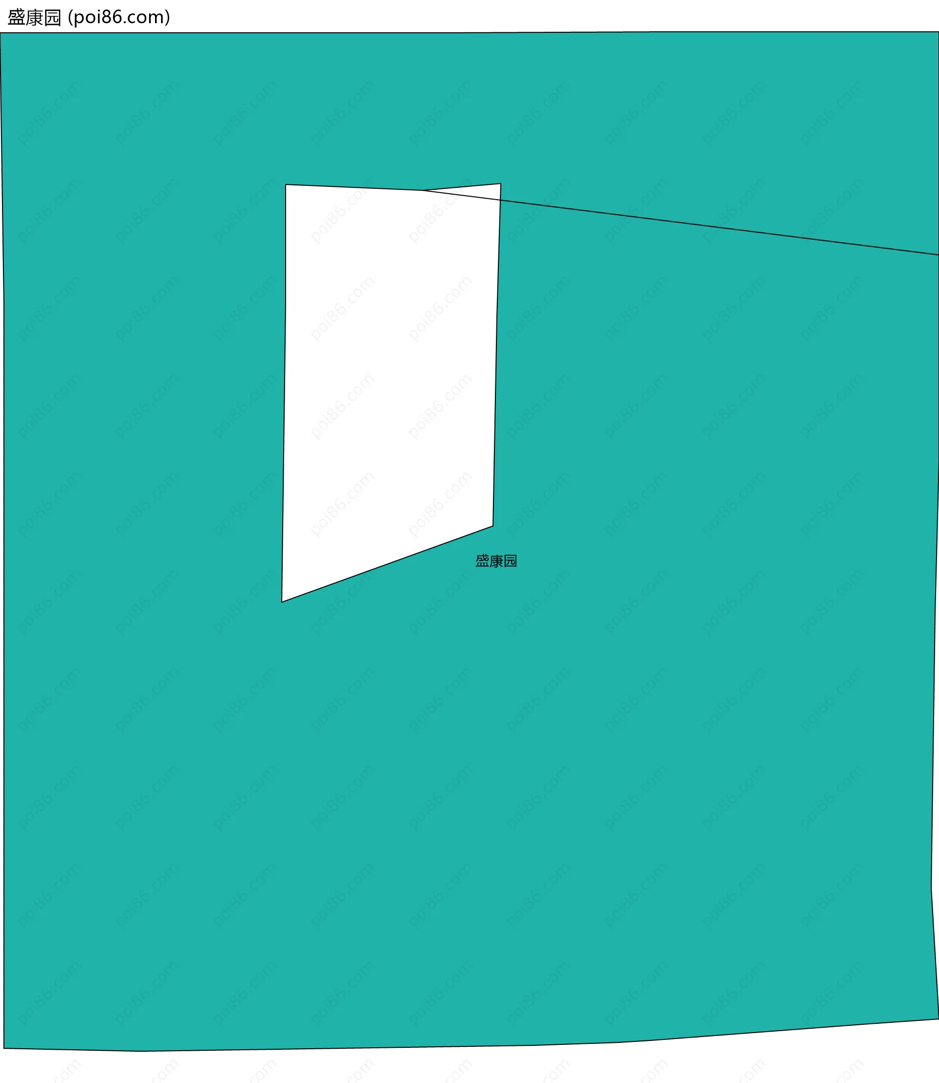 盛康园边界地图