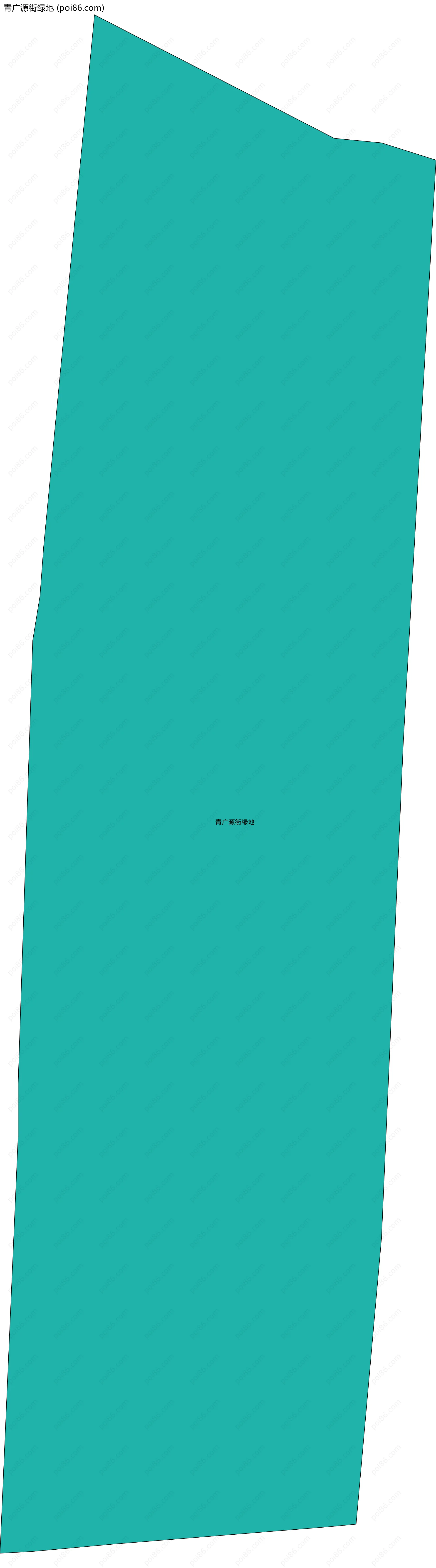 青广源街绿地边界地图