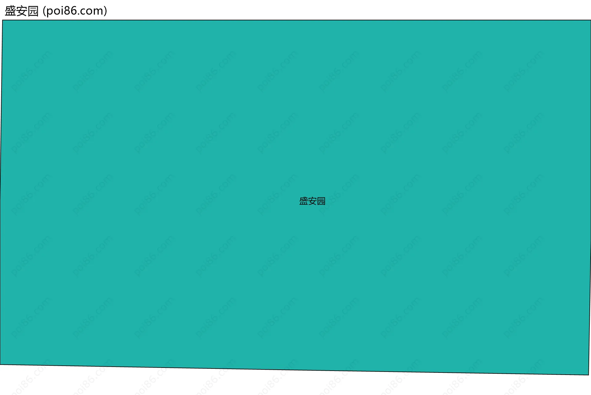 盛安园边界地图