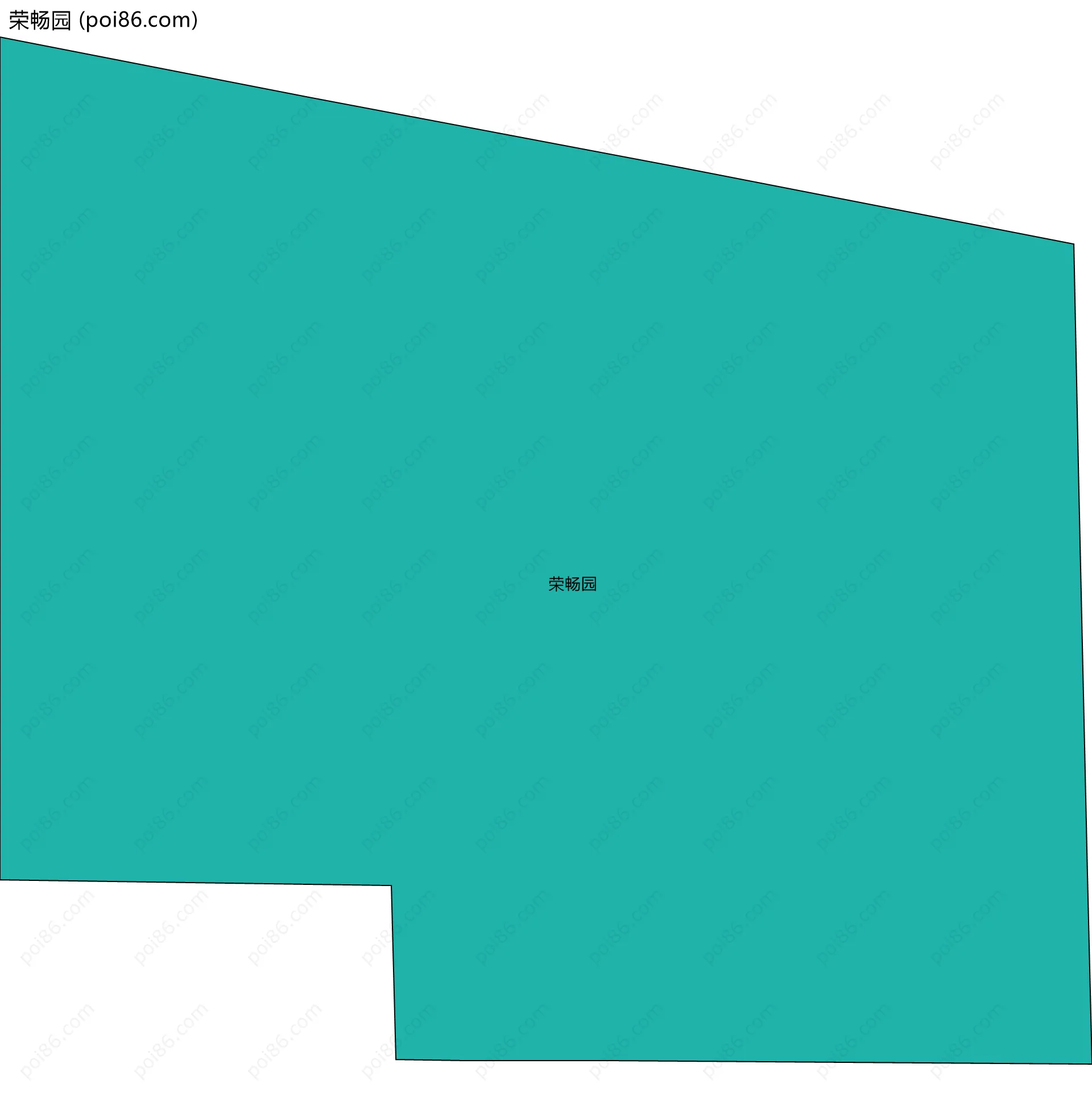 荣畅园边界地图