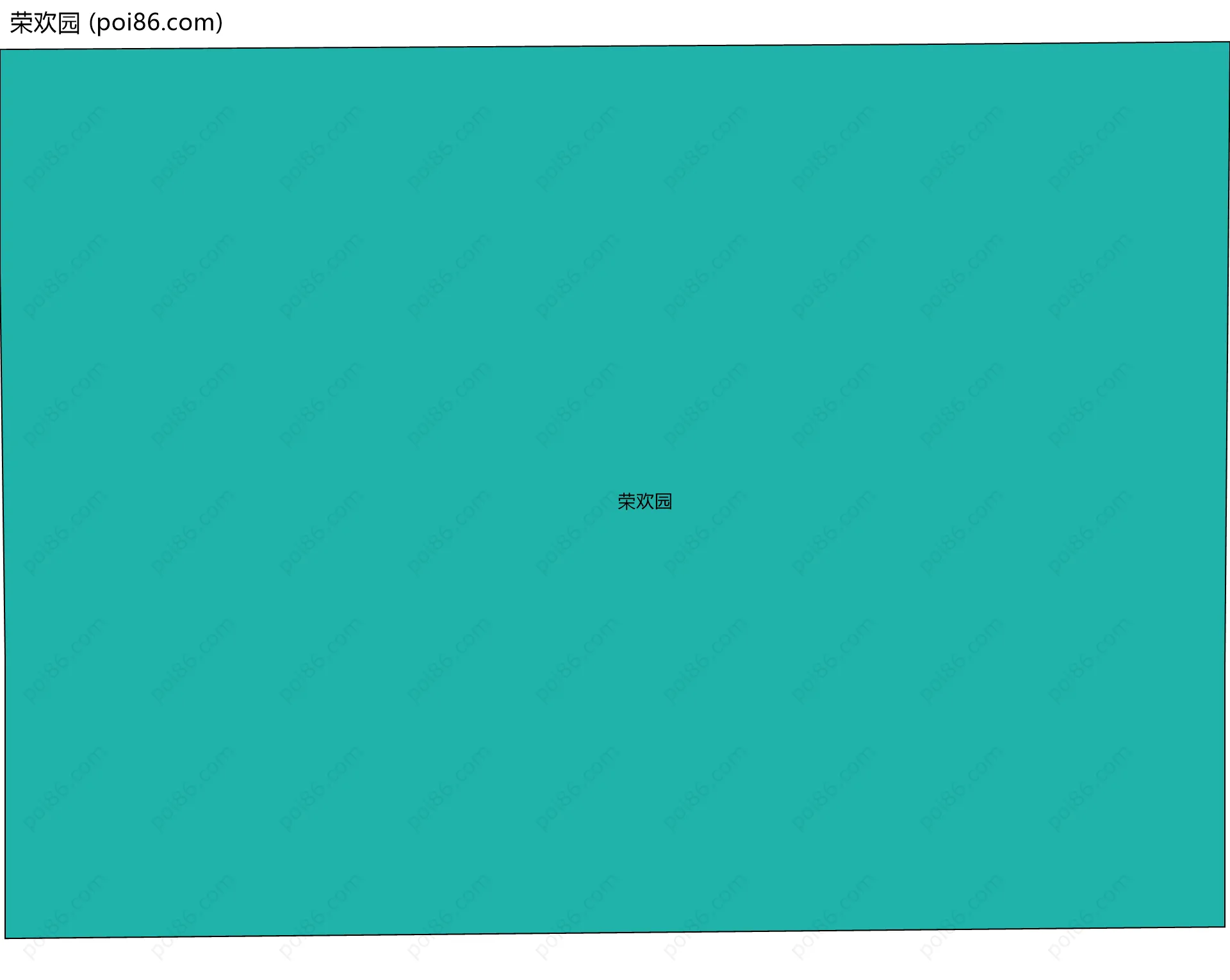 荣欢园边界地图